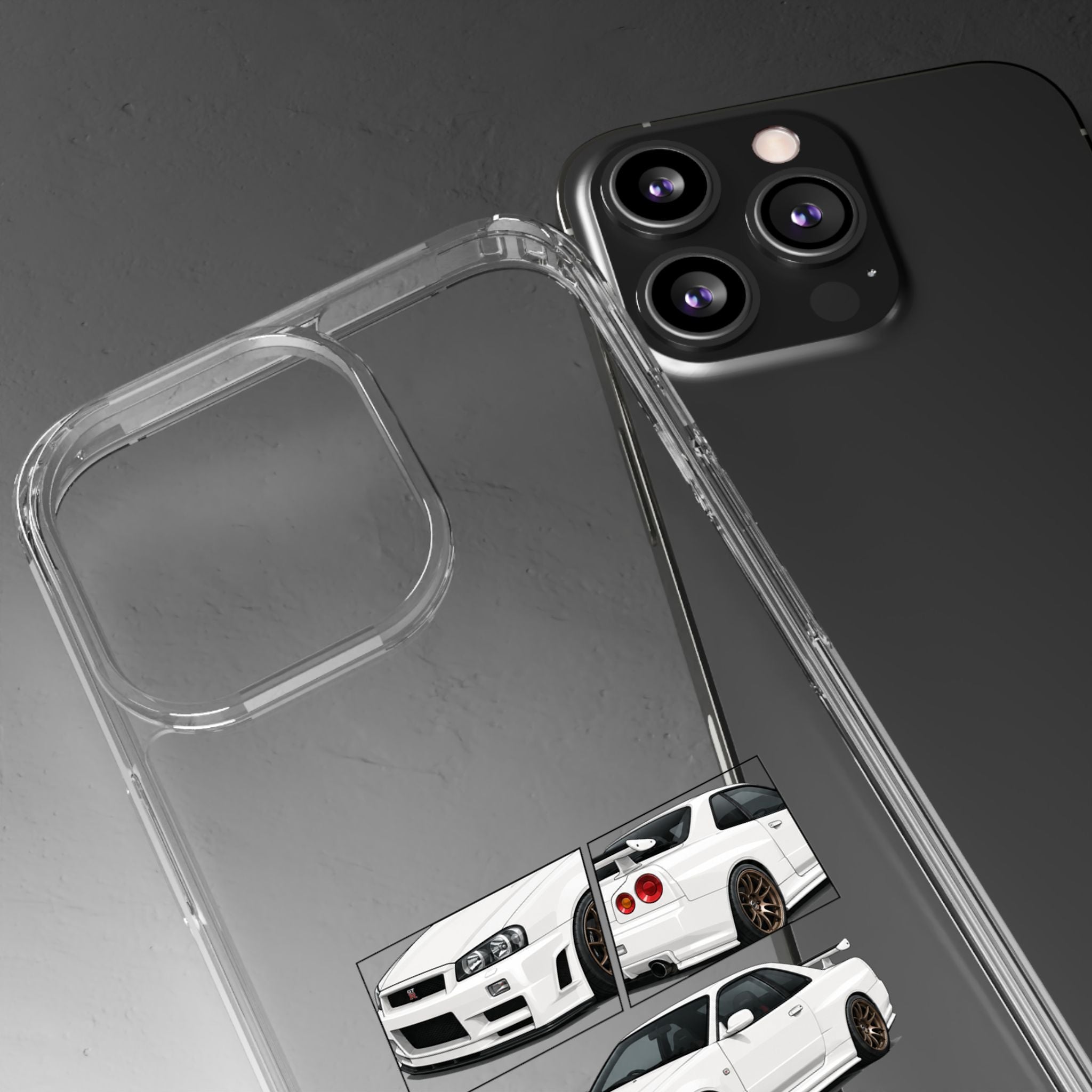 WHITE R34 GTR PHONE CASES