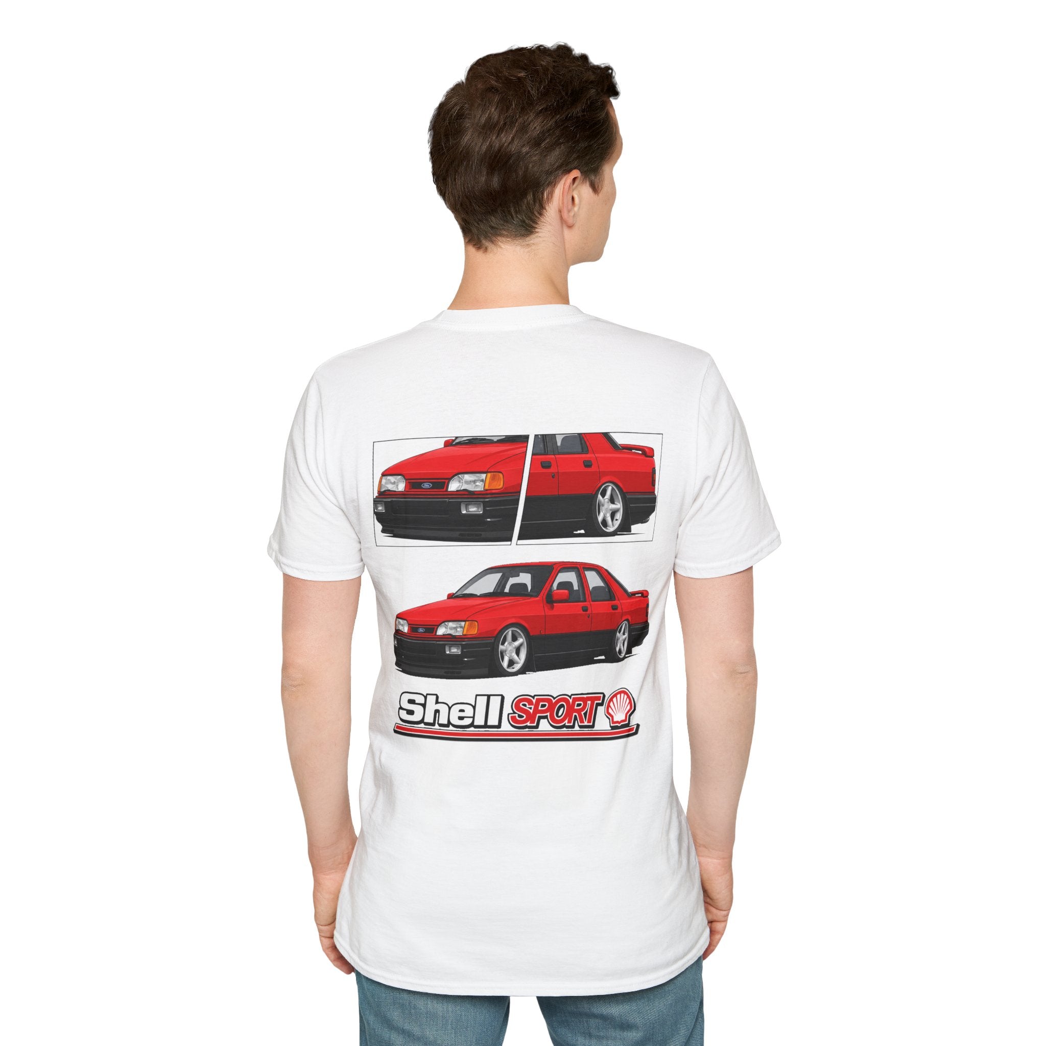 RED OVER BLACK SIERRA SAPPHIRE T-SHIRT
