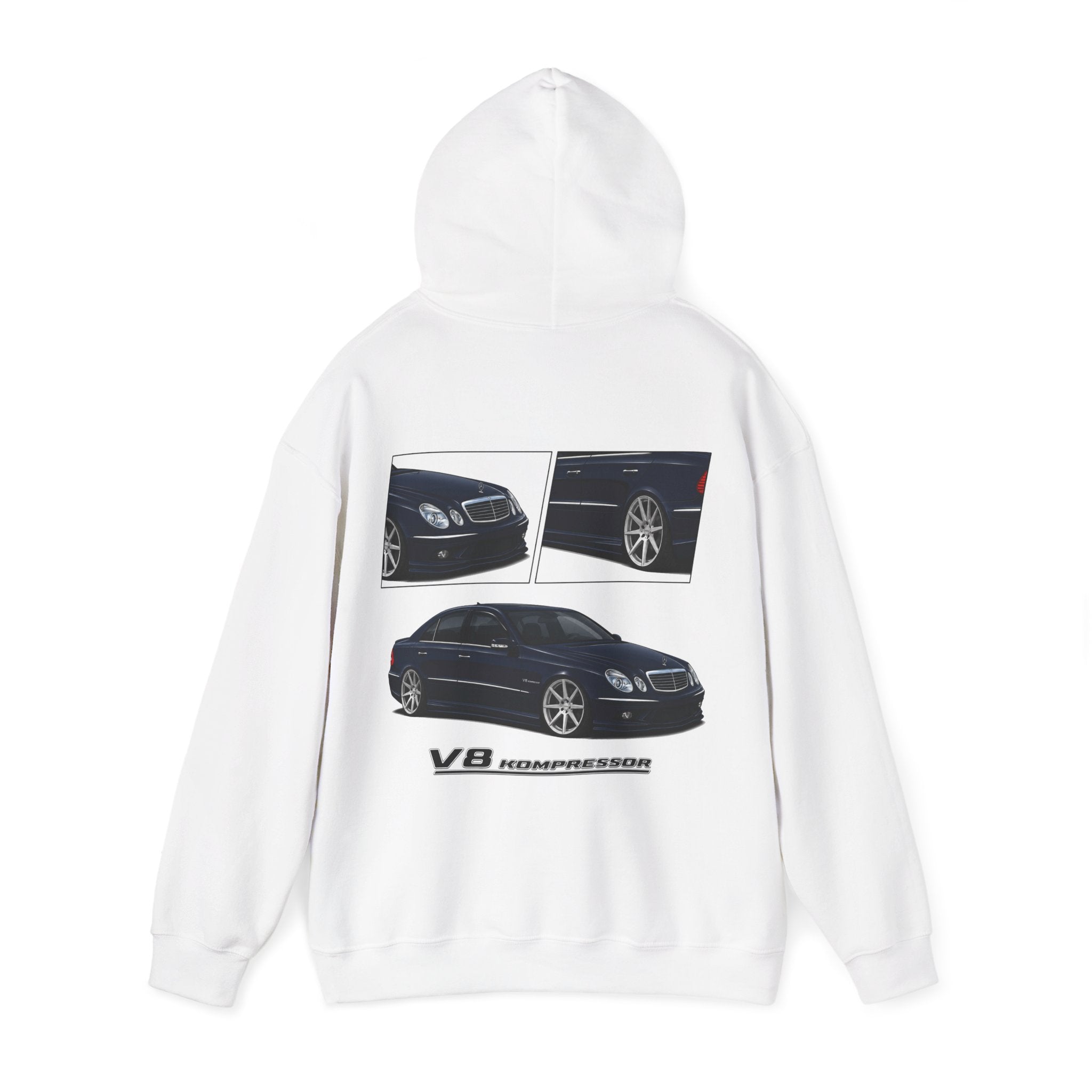 NAVY BLUE MERC V8 KOMPRESSOR HOODIE