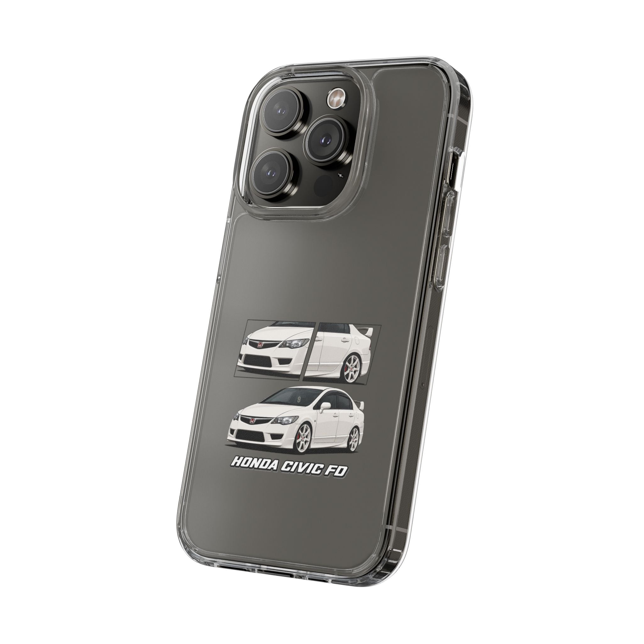WHITE CIVIC FD PHONE CASES