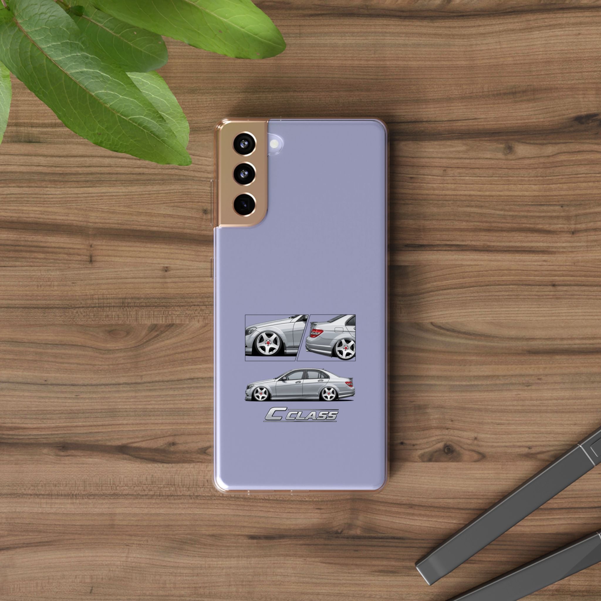 SILVER MERC C-CLASS PHONE CASES