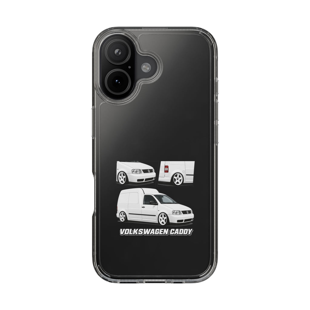 WHITE VW CADDY PHONE CASES