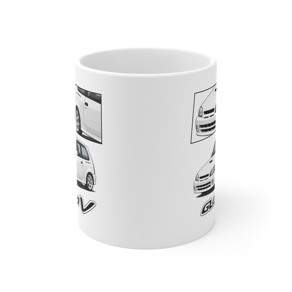 WHITE TOYOTA GLANZA MUG