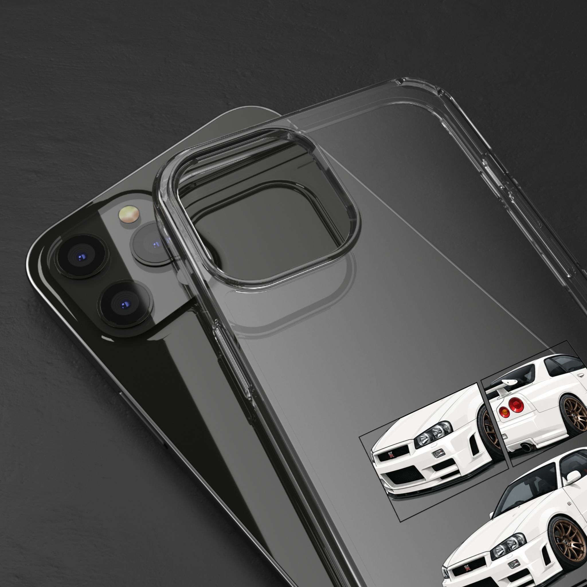 WHITE R34 GTR PHONE CASES