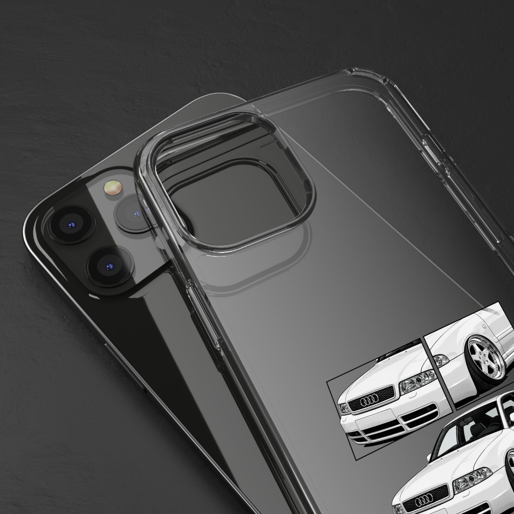 WHITE AUDI A4 B5 PHONE CASES