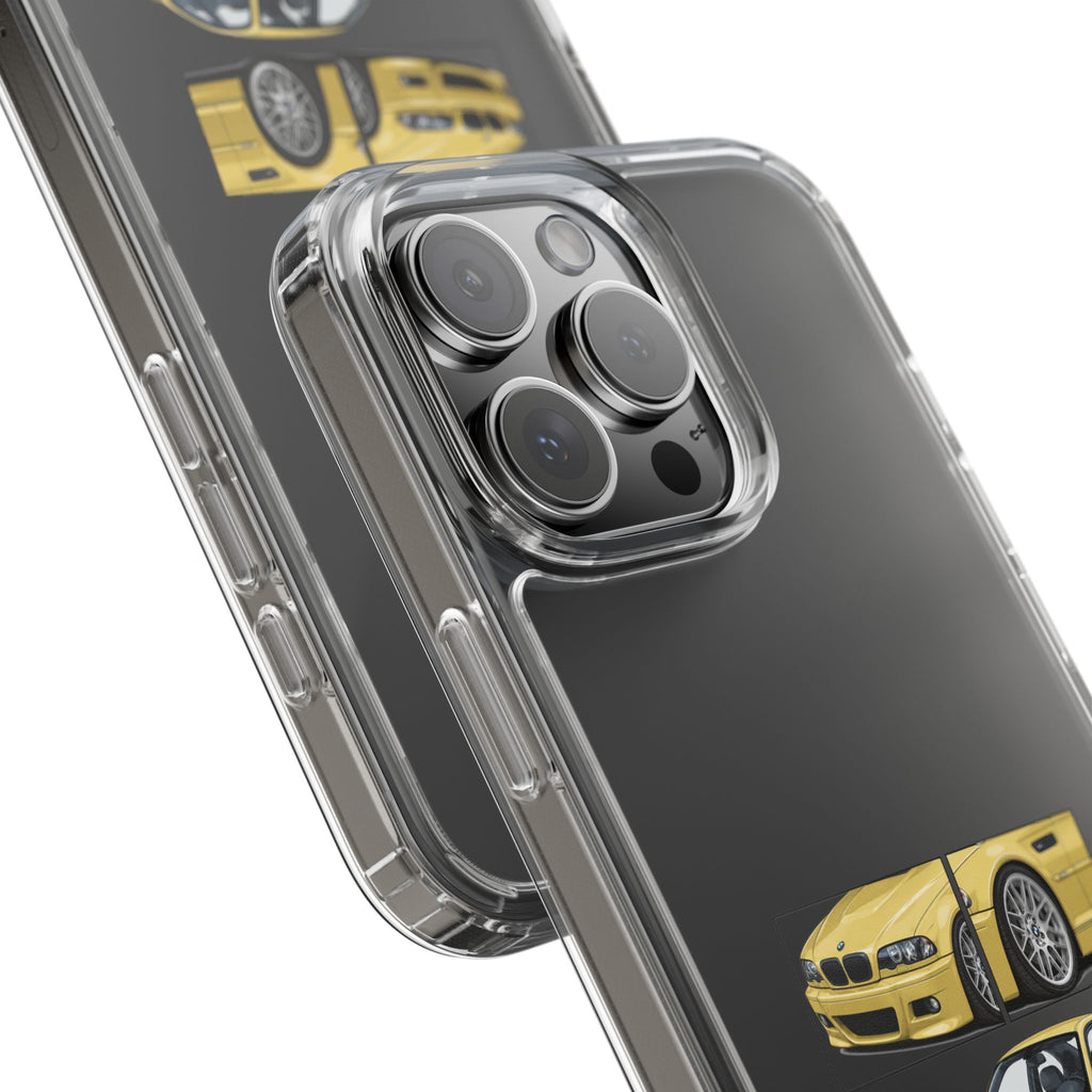 YELLOW BMW E46 PHONE CASES
