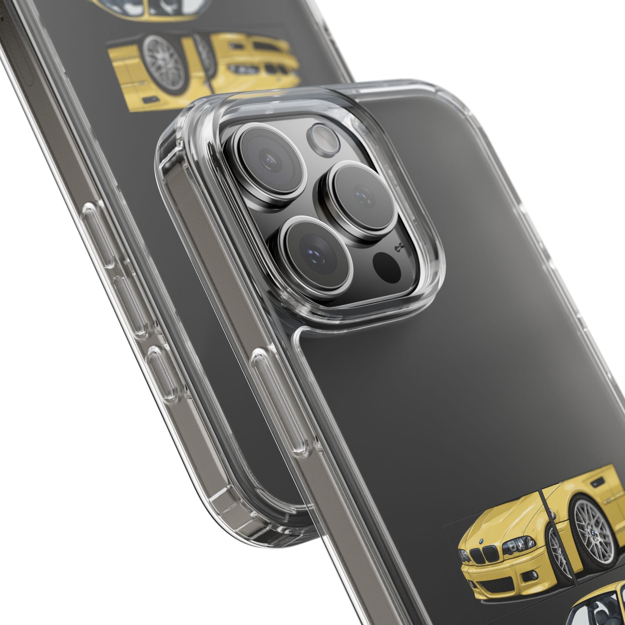 YELLOW BMW E46 PHONE CASES