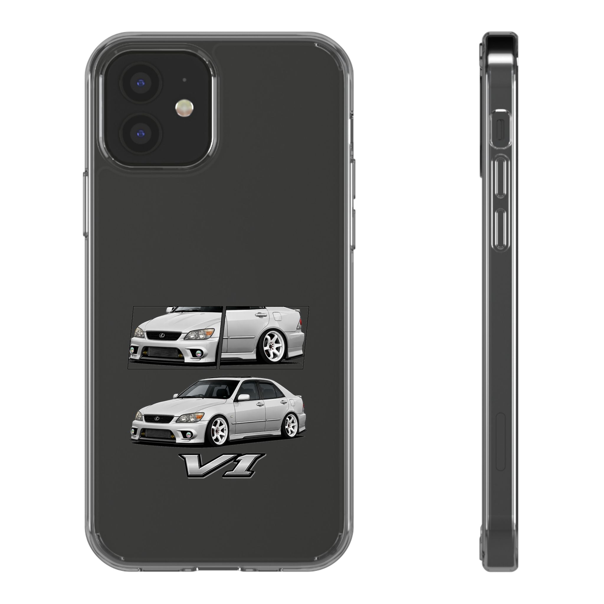 SILVER LEXUS IS200 PHONE CASES