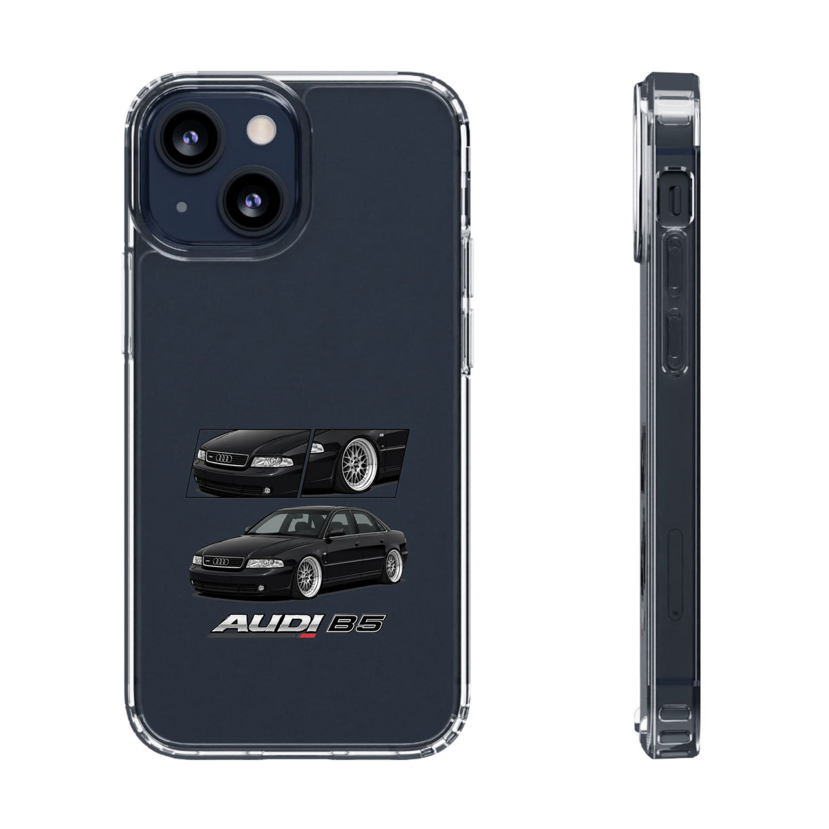 BLACK B5 AUDI A4 PHONE CASES