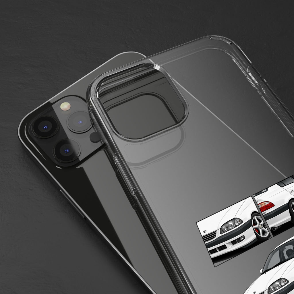 WHITE TOYOTA AVENSIS PHONE CASES