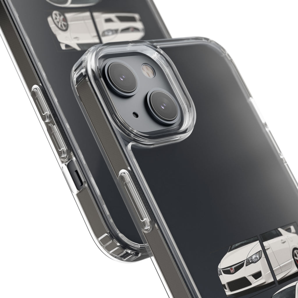 WHITE CIVIC FD PHONE CASES