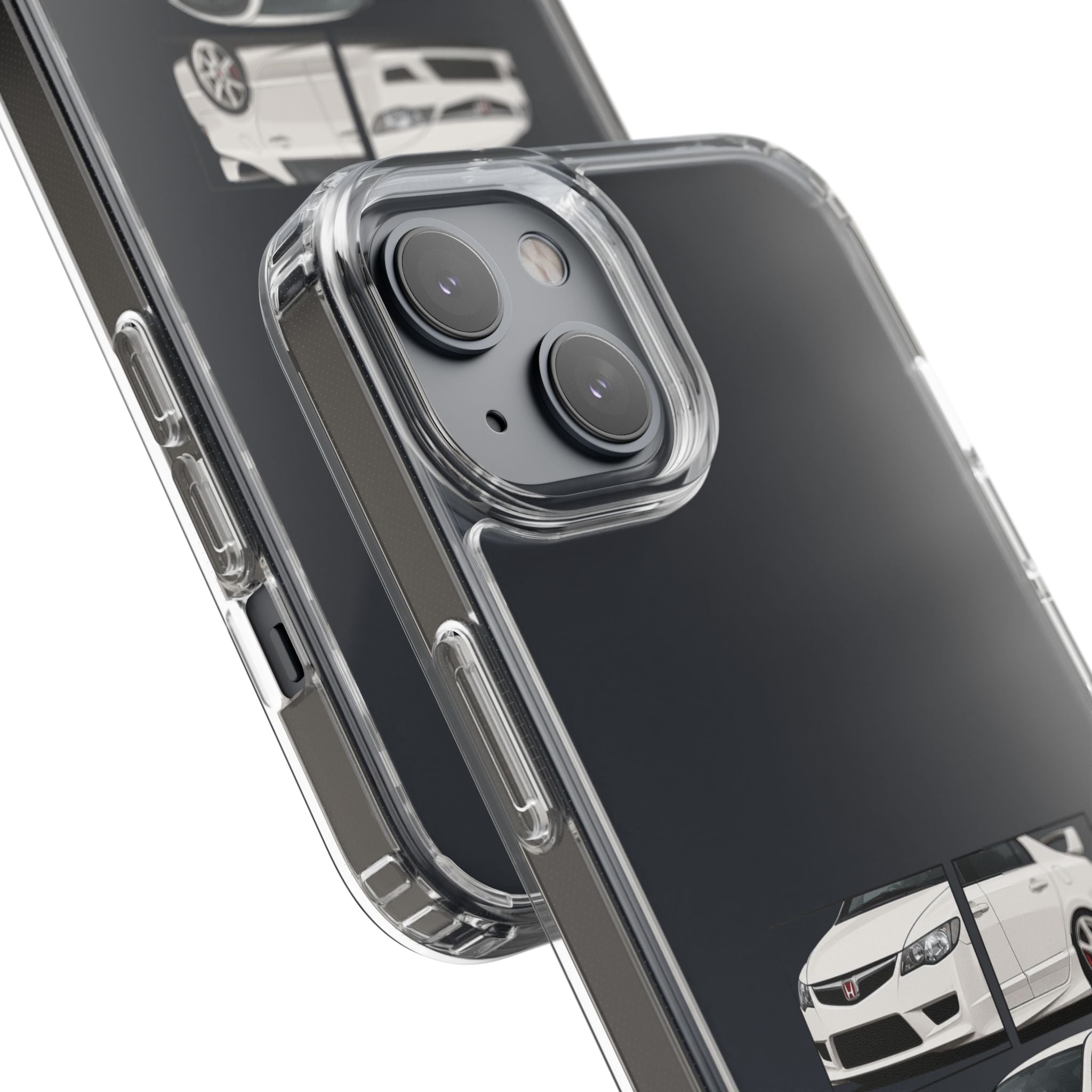 WHITE CIVIC FD PHONE CASES