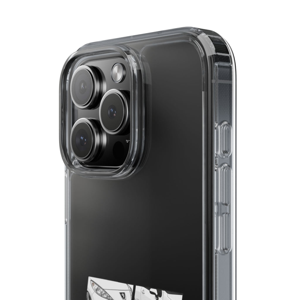 WHITE PEUGEOT 207 PHONE CASES