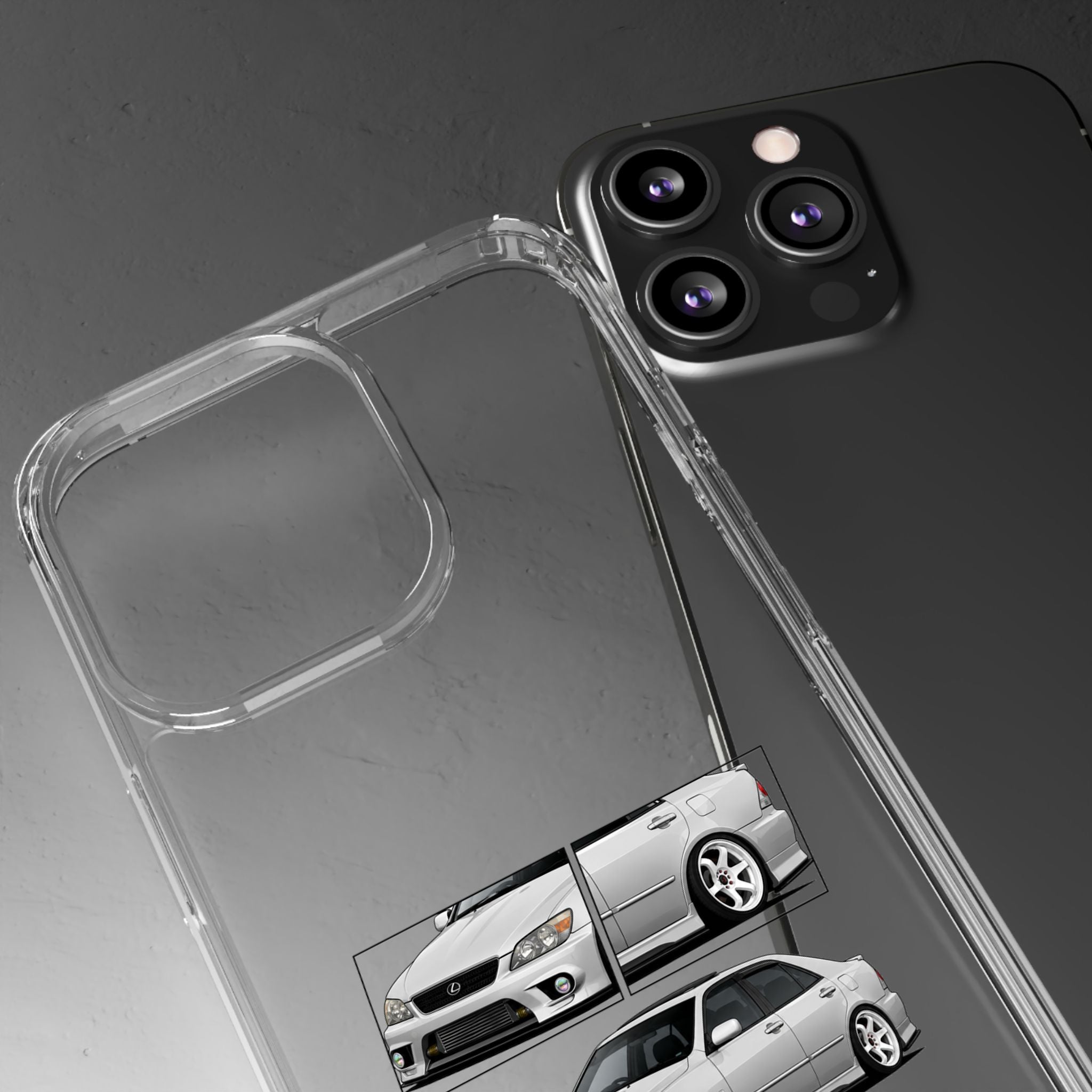 SILVER LEXUS IS200 PHONE CASES