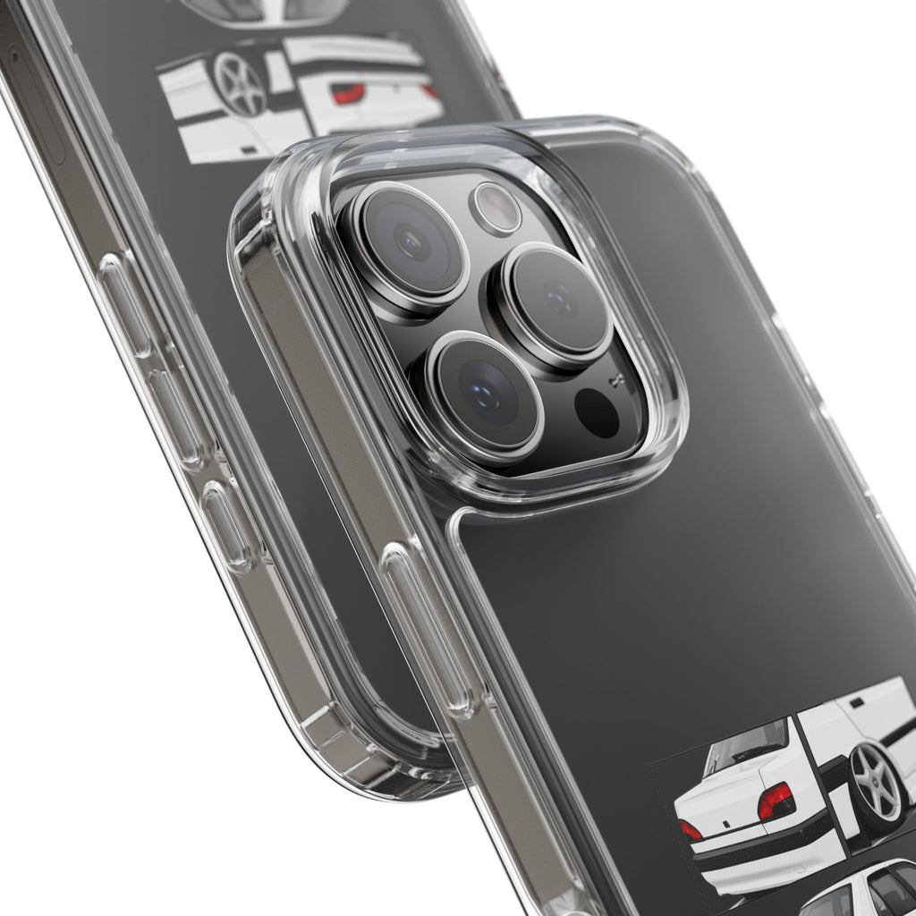 WHITE 306 SEDAN PHONE CASES