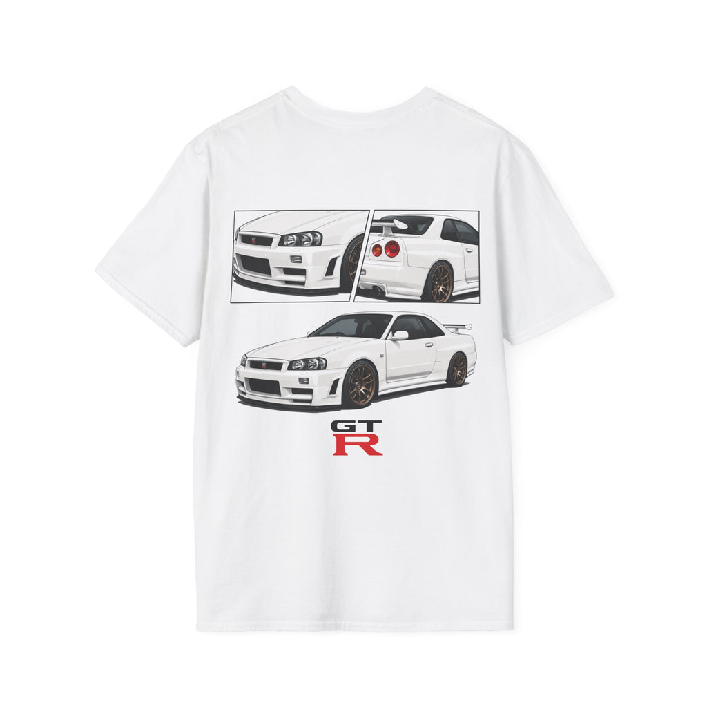 WHITE R34 GTR T-SHIRT