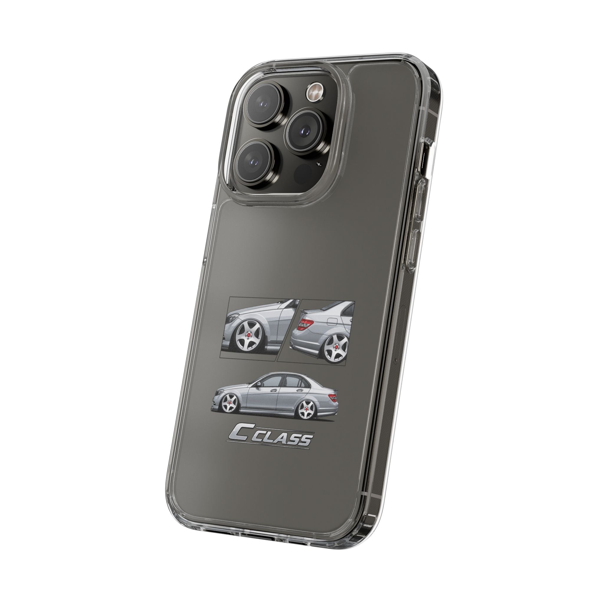SILVER MERC C-CLASS PHONE CASES