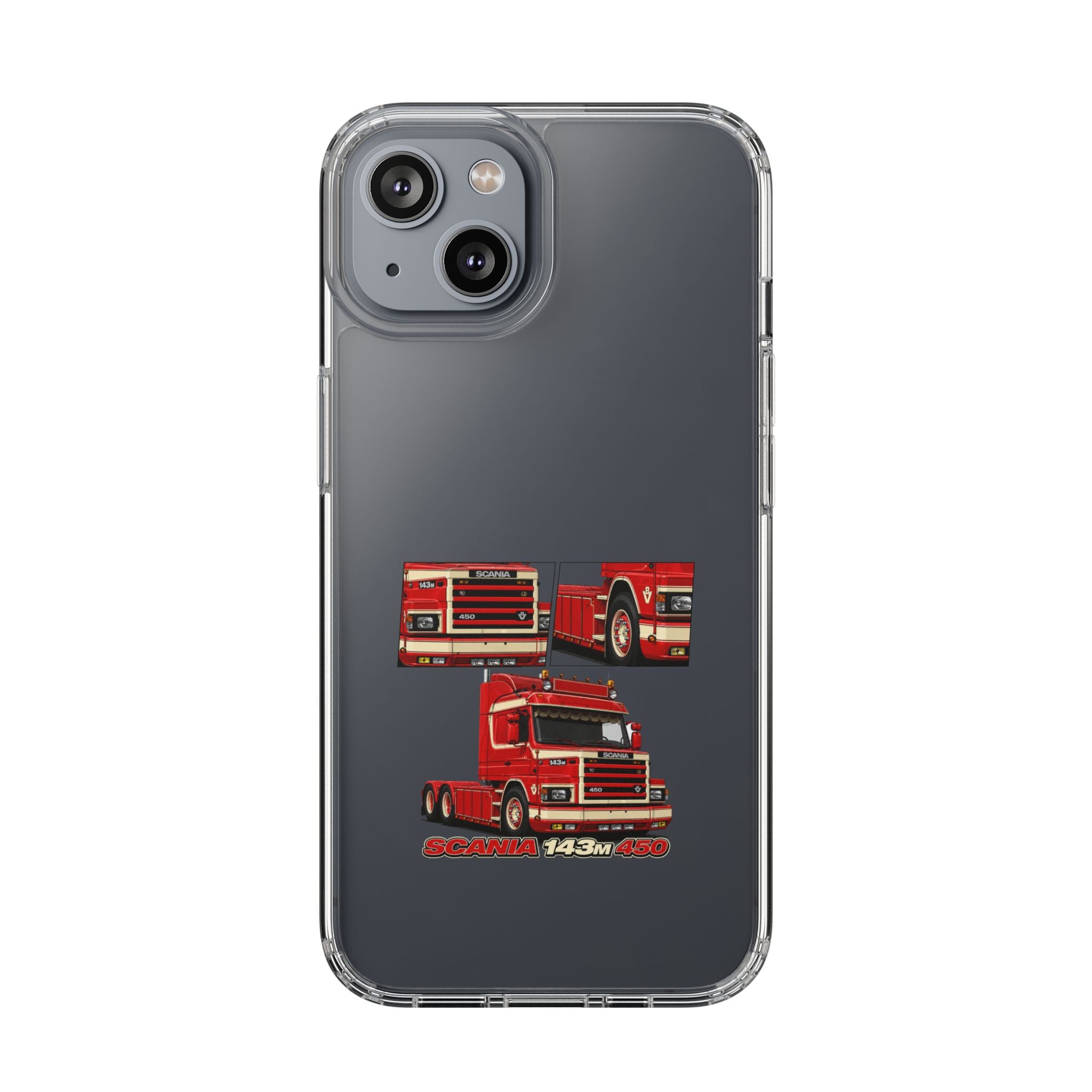 RED SCANIA 450 143M PHONE CASES