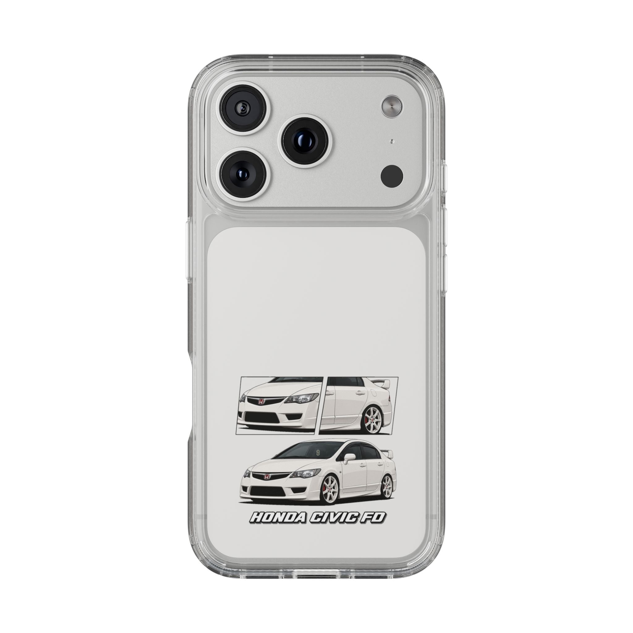 WHITE CIVIC FD PHONE CASES