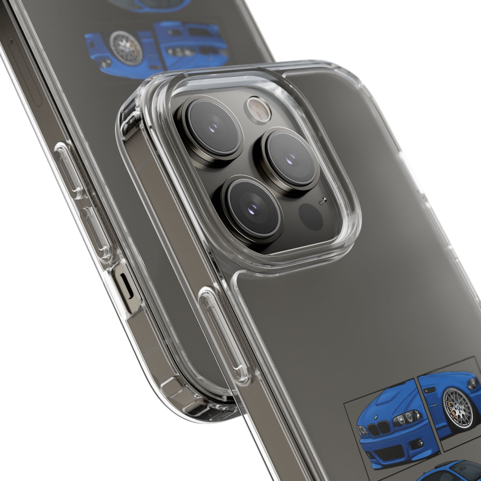 BLUE E46 M3 PHONE CASES
