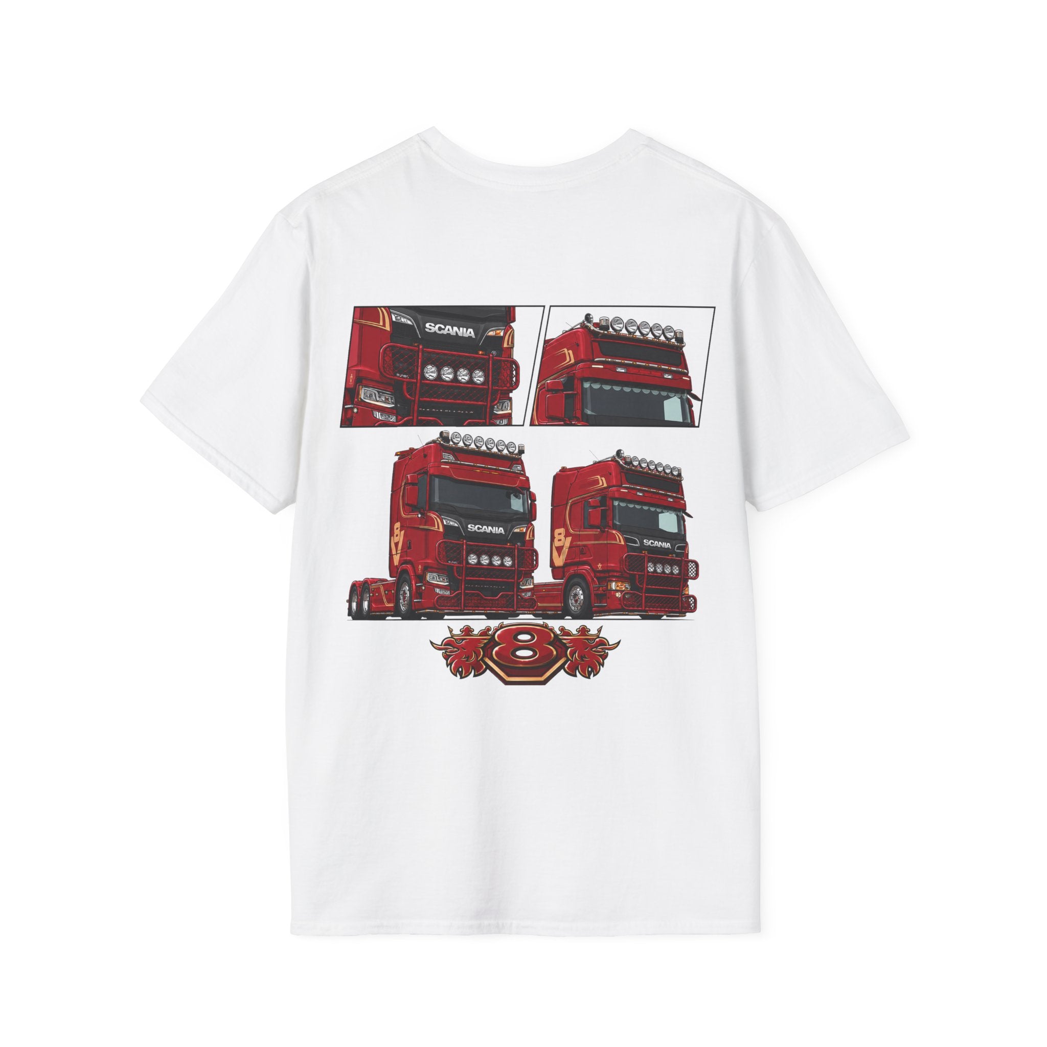 2 RED SCANIA S-SERIES T-SHIRT