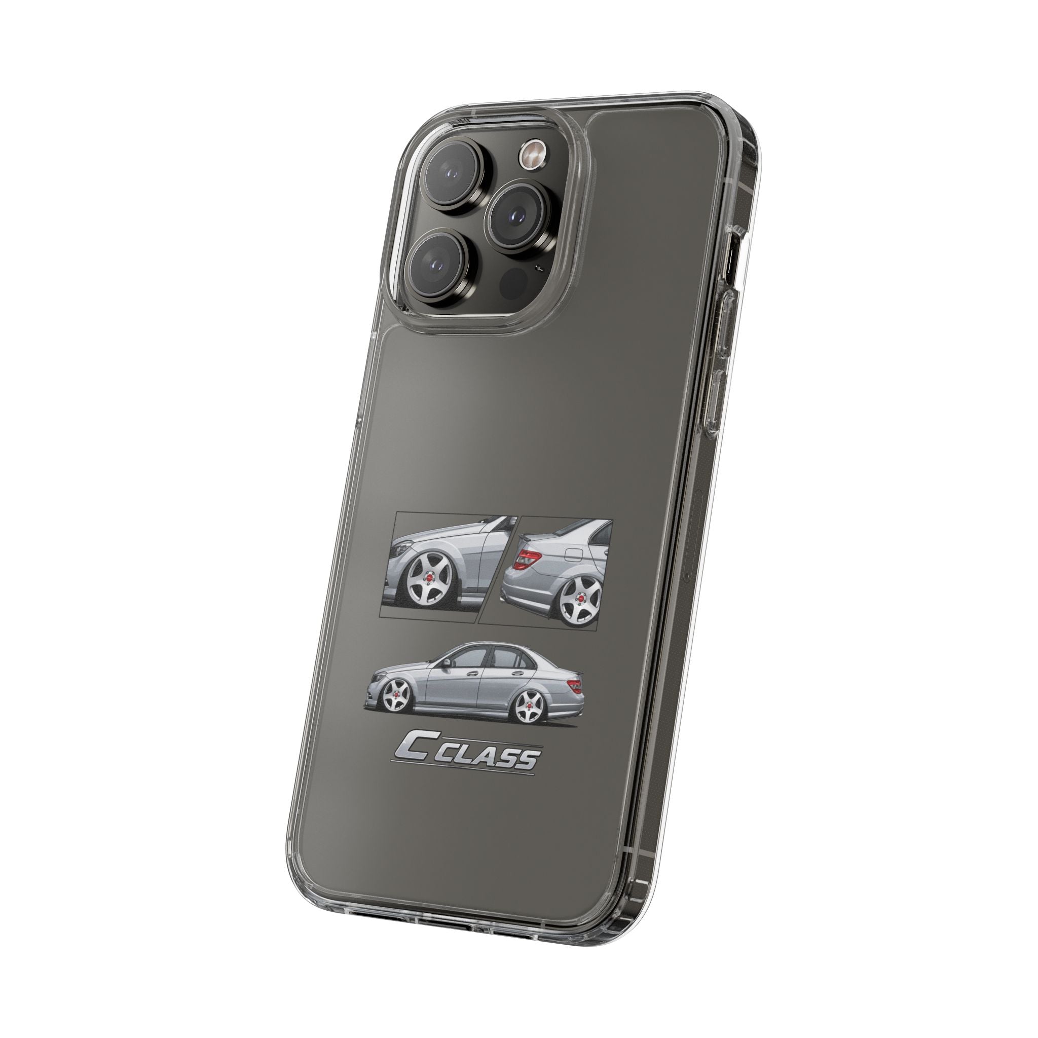 SILVER MERC C-CLASS PHONE CASES