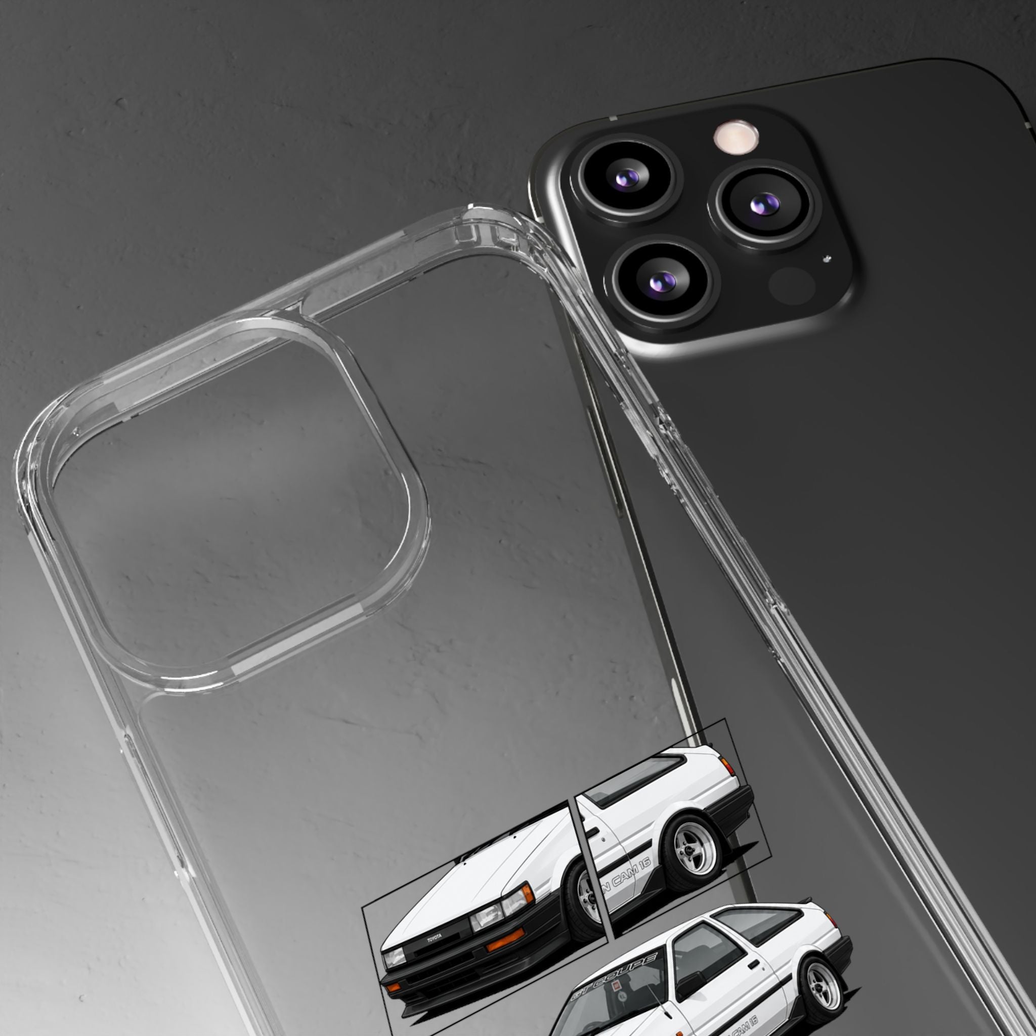 WHITE AE86 TWINCAM PHONE CASES