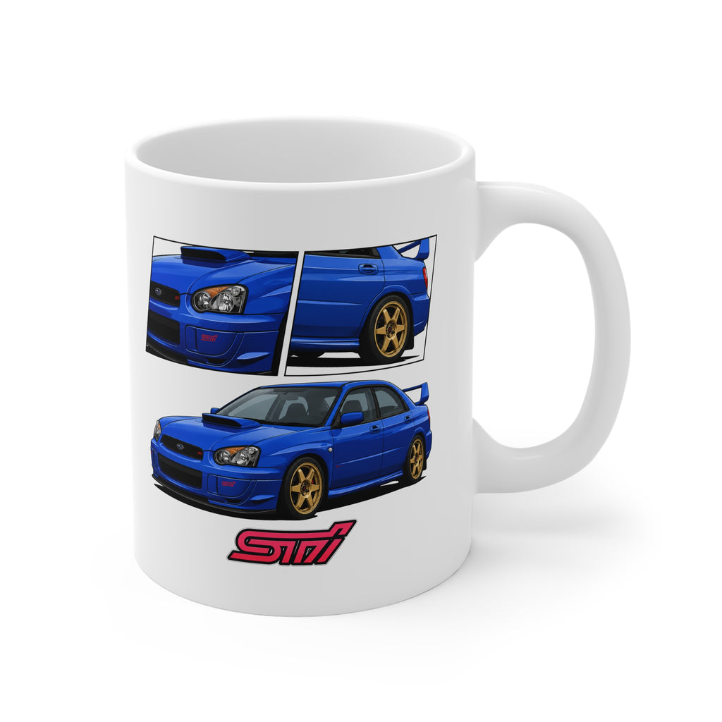 BLUE IMPREZA STI MUG