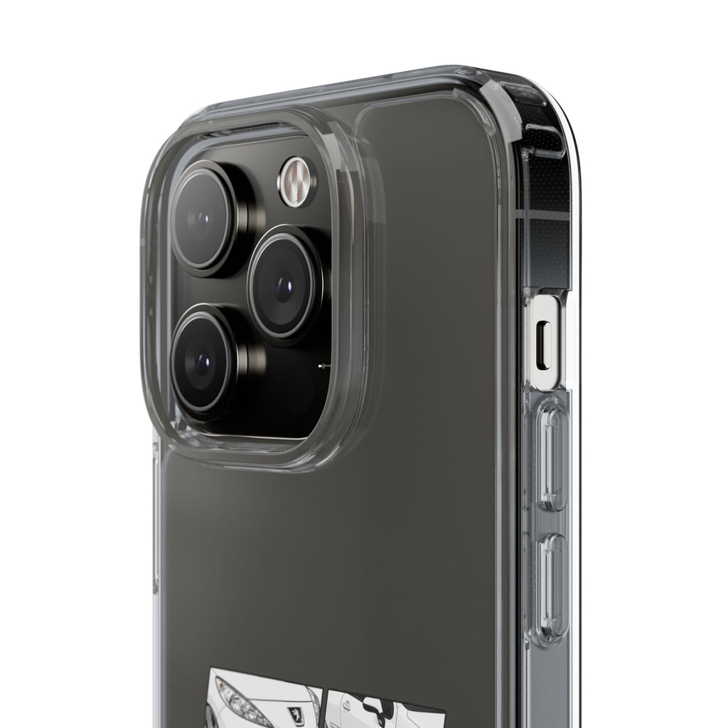 WHITE PEUGEOT 207 PHONE CASES