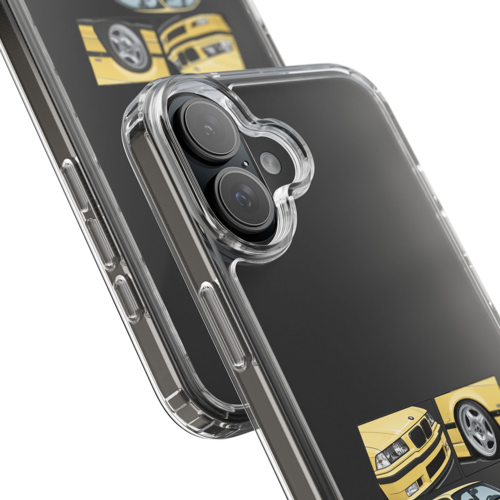 YELLOW BMW E36 PHONE CASE
