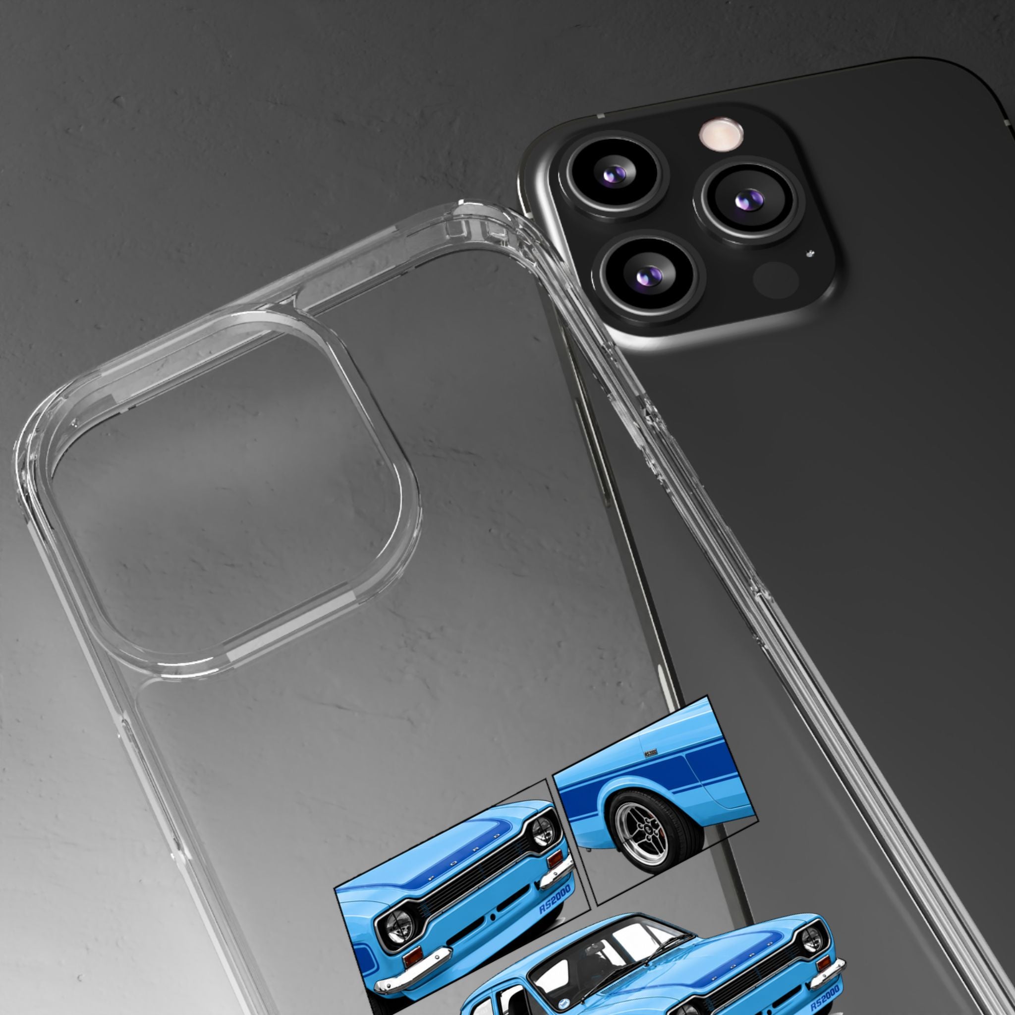 BLUE FORD ESCORT MK1 RS2000 PHONE CASES