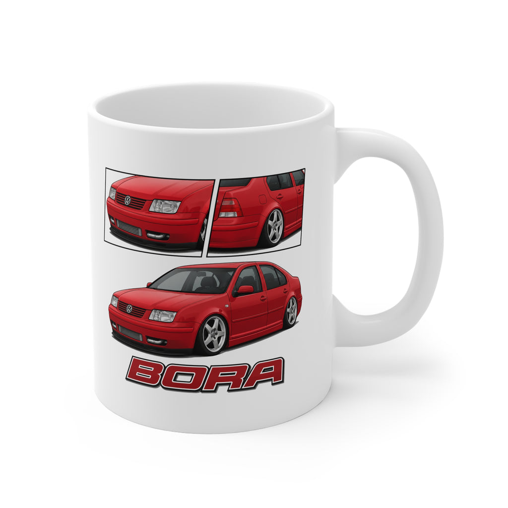 RED VW BORA MUG