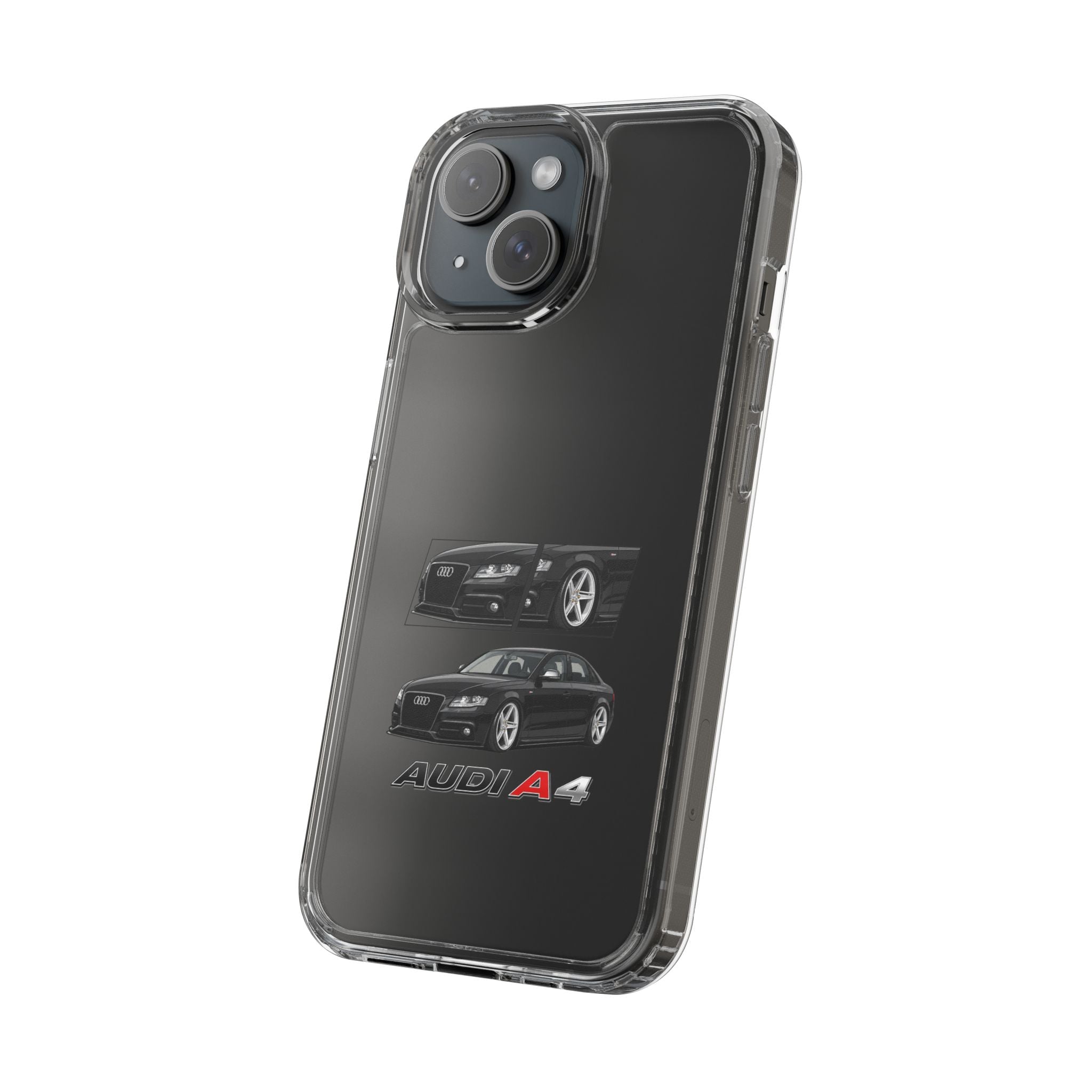 BLACK B8 AUDI A4 PHONE CASES