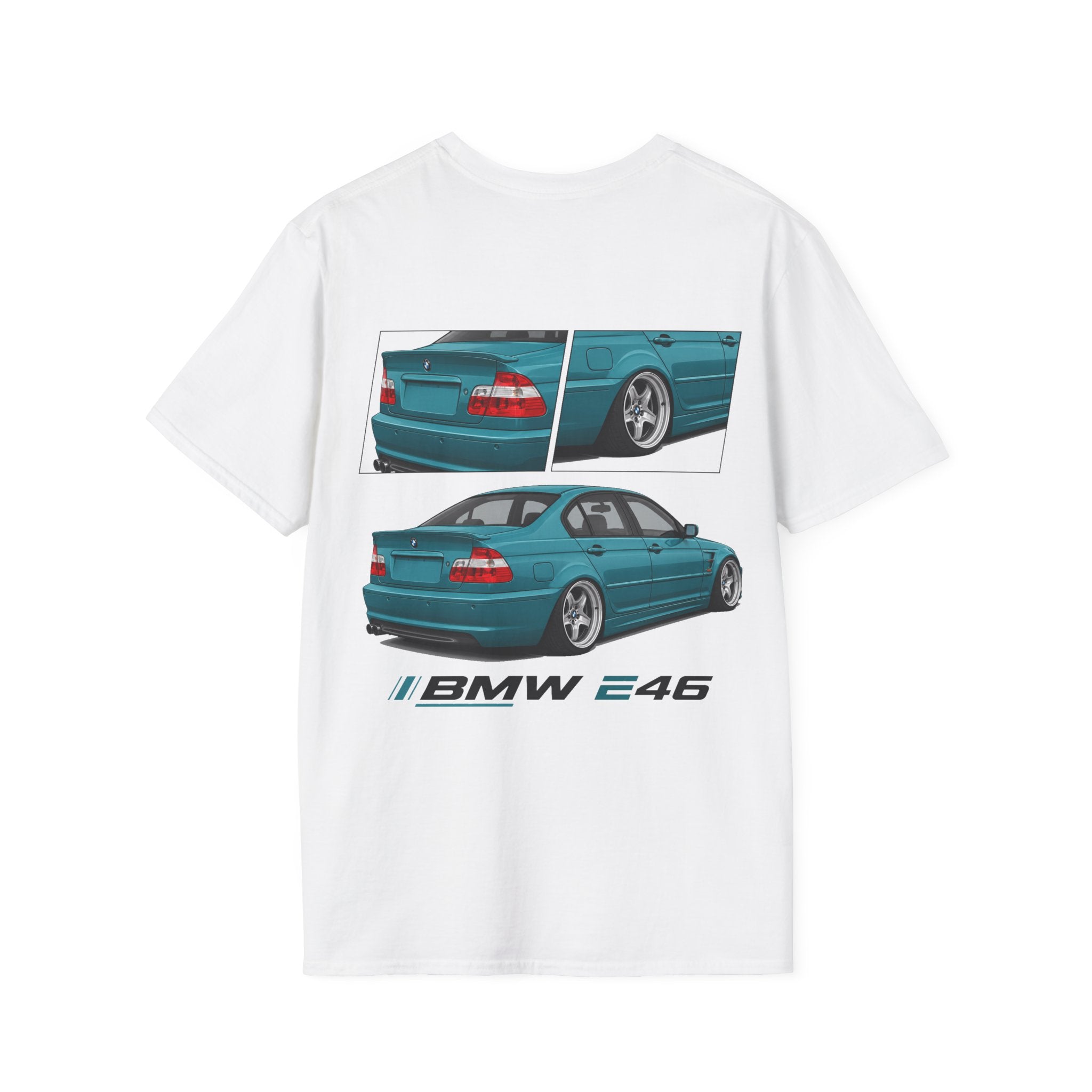TURQUOISE BMW E46 T-SHIRT