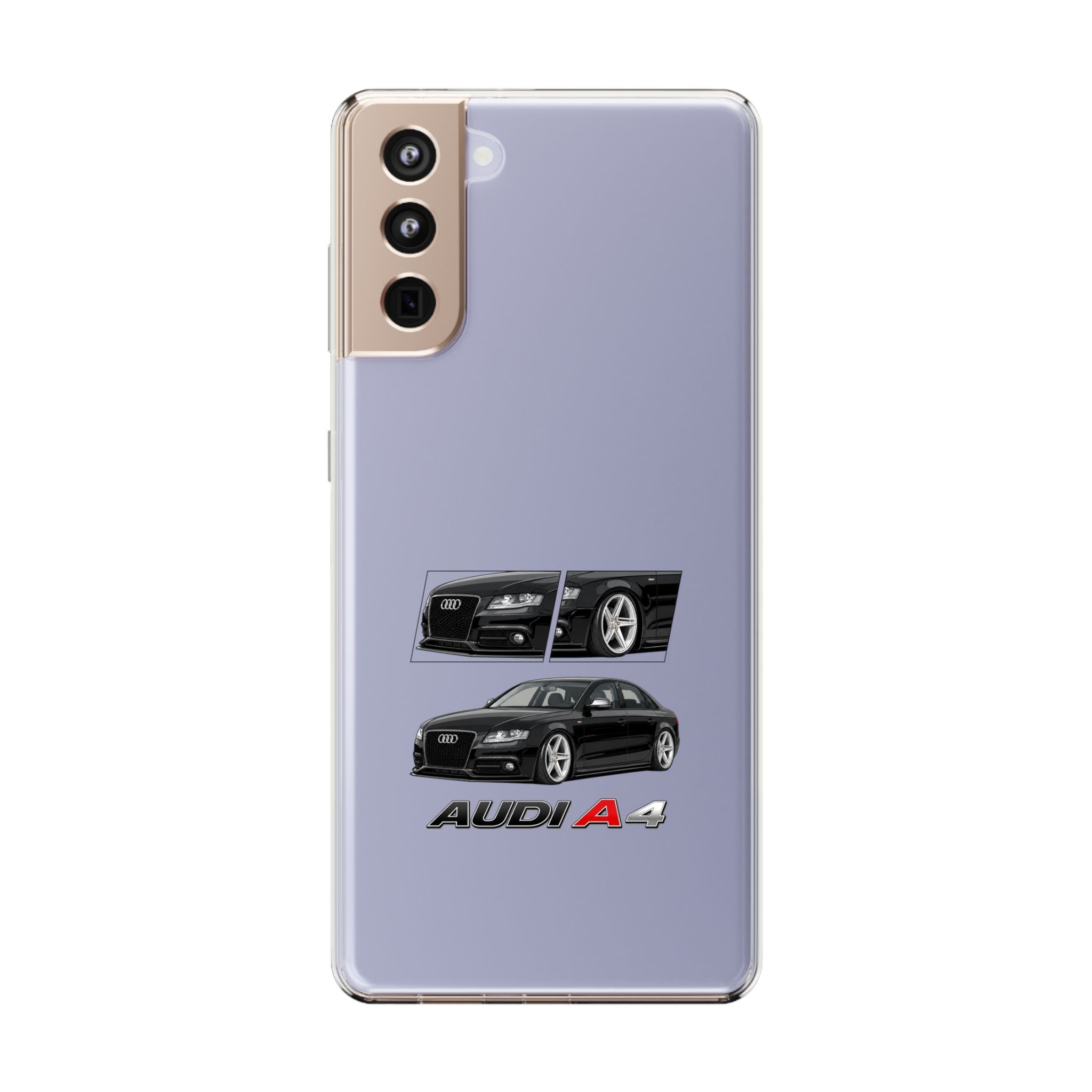 BLACK B8 AUDI A4 PHONE CASES