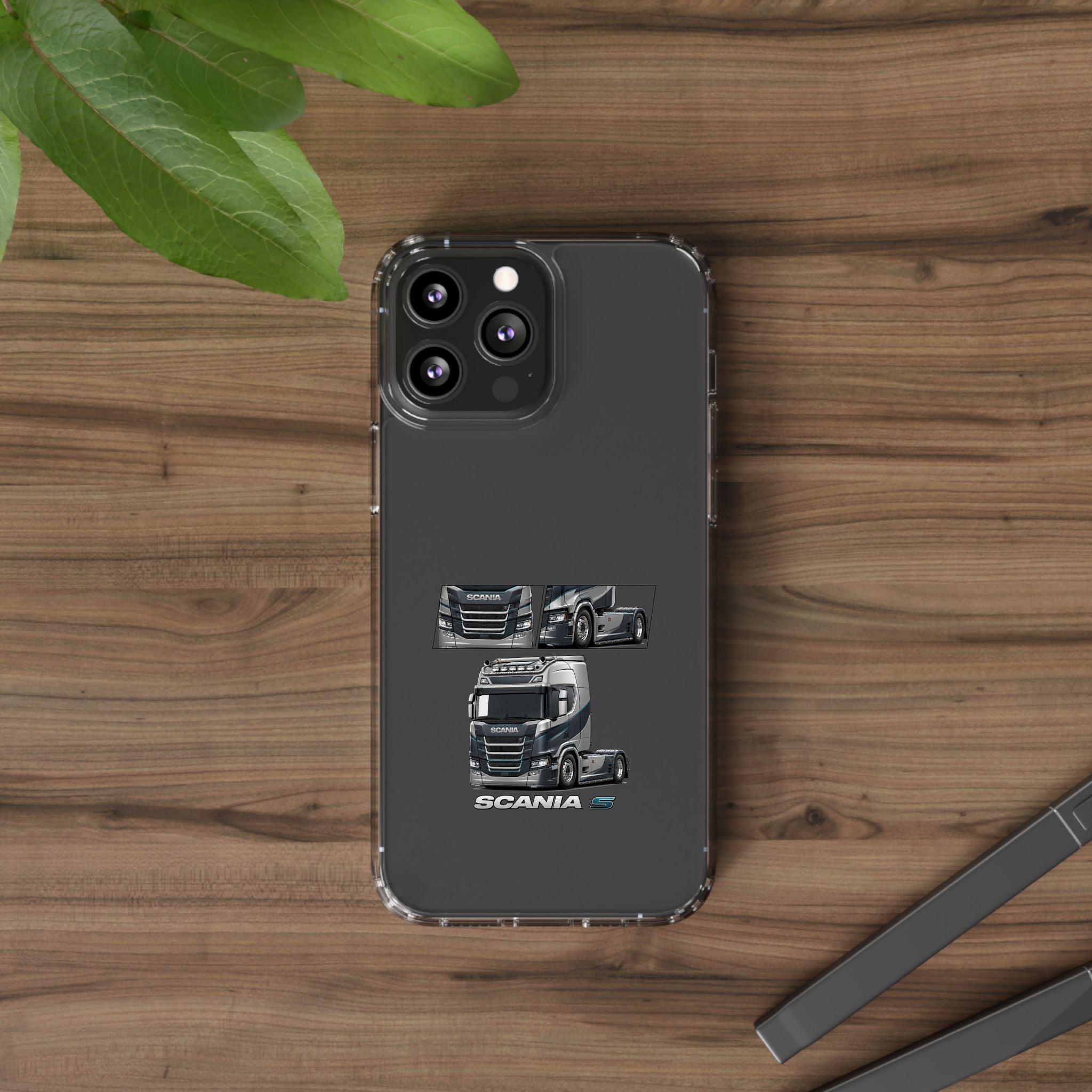 GREY SILVER SCANIA S-SERIES PHONE CASES
