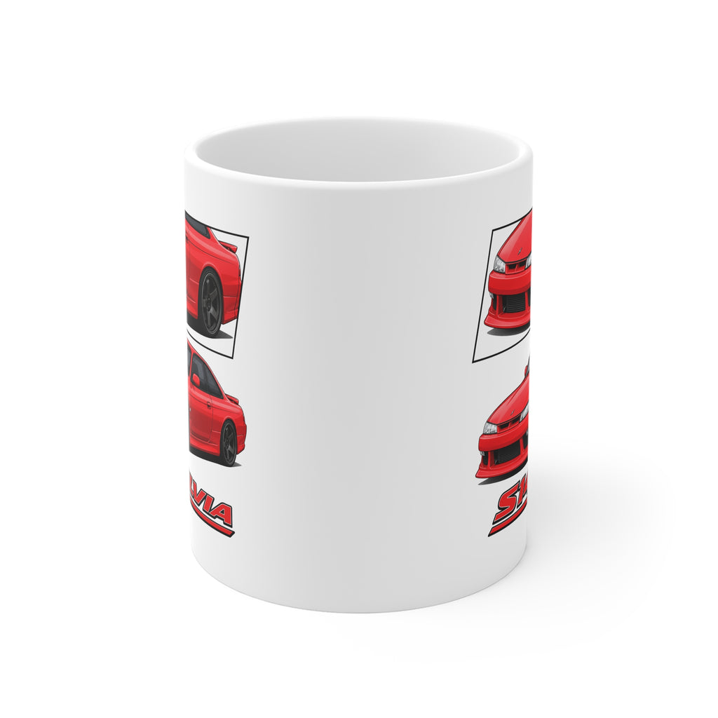 RED NISSAN S14 MUG