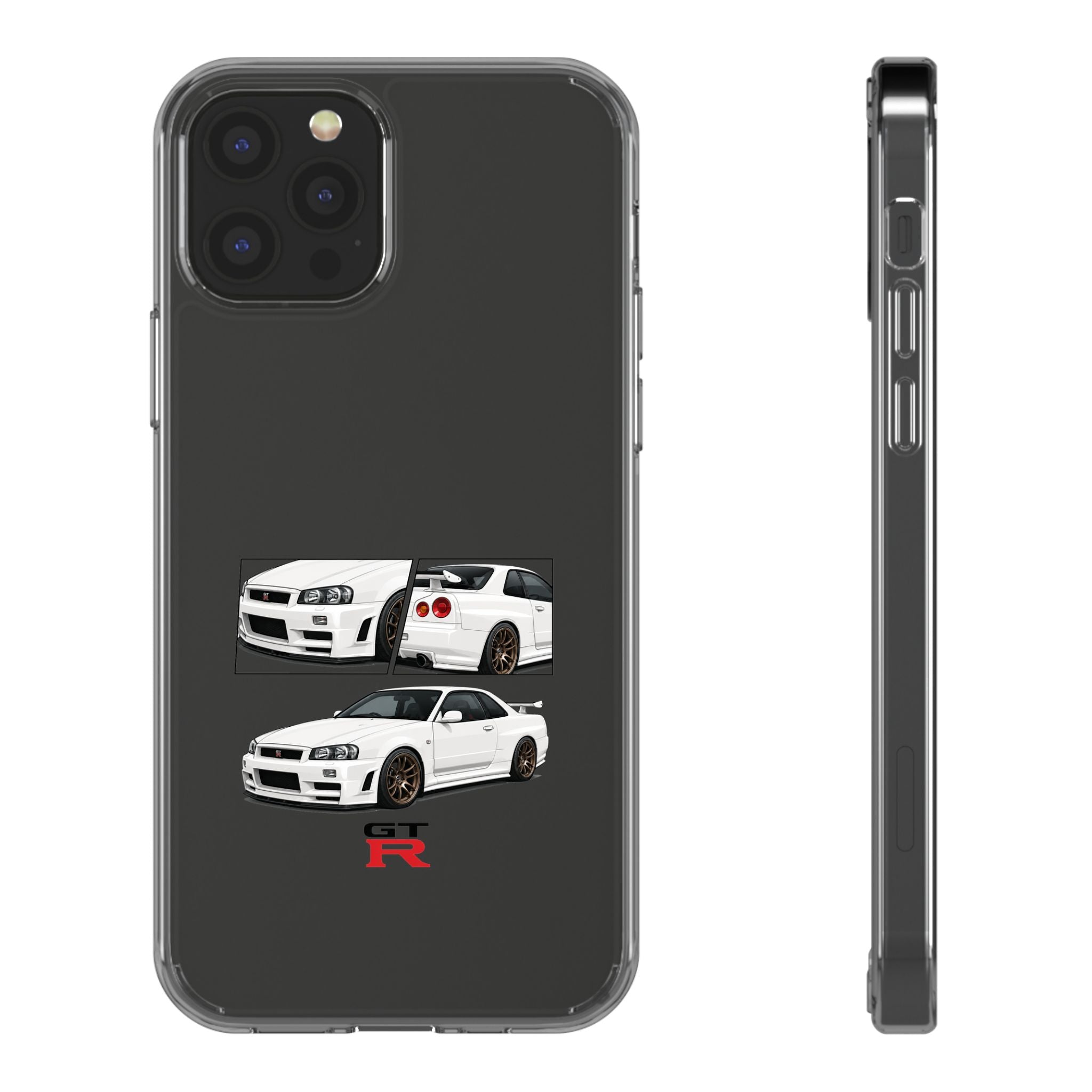 WHITE R34 GTR PHONE CASES