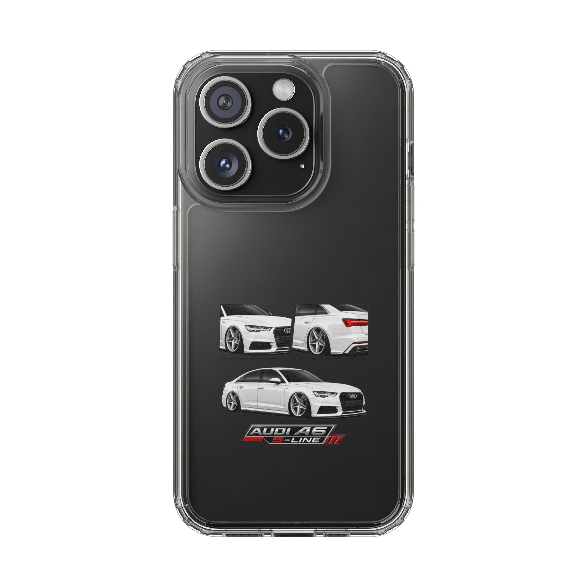 WHITE AUDI A6 PHONE CASES