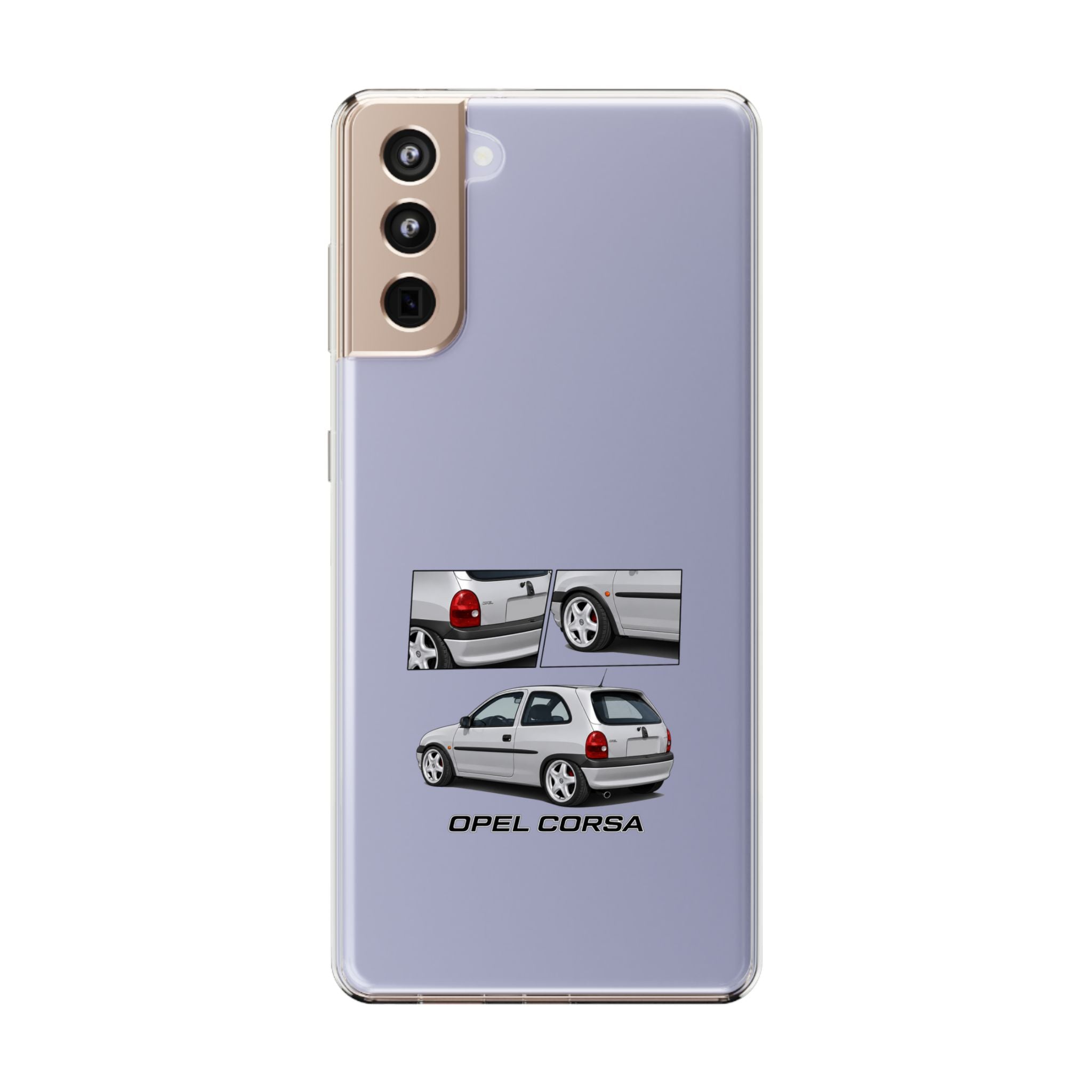 SILVER CORSA B PHONE CASES