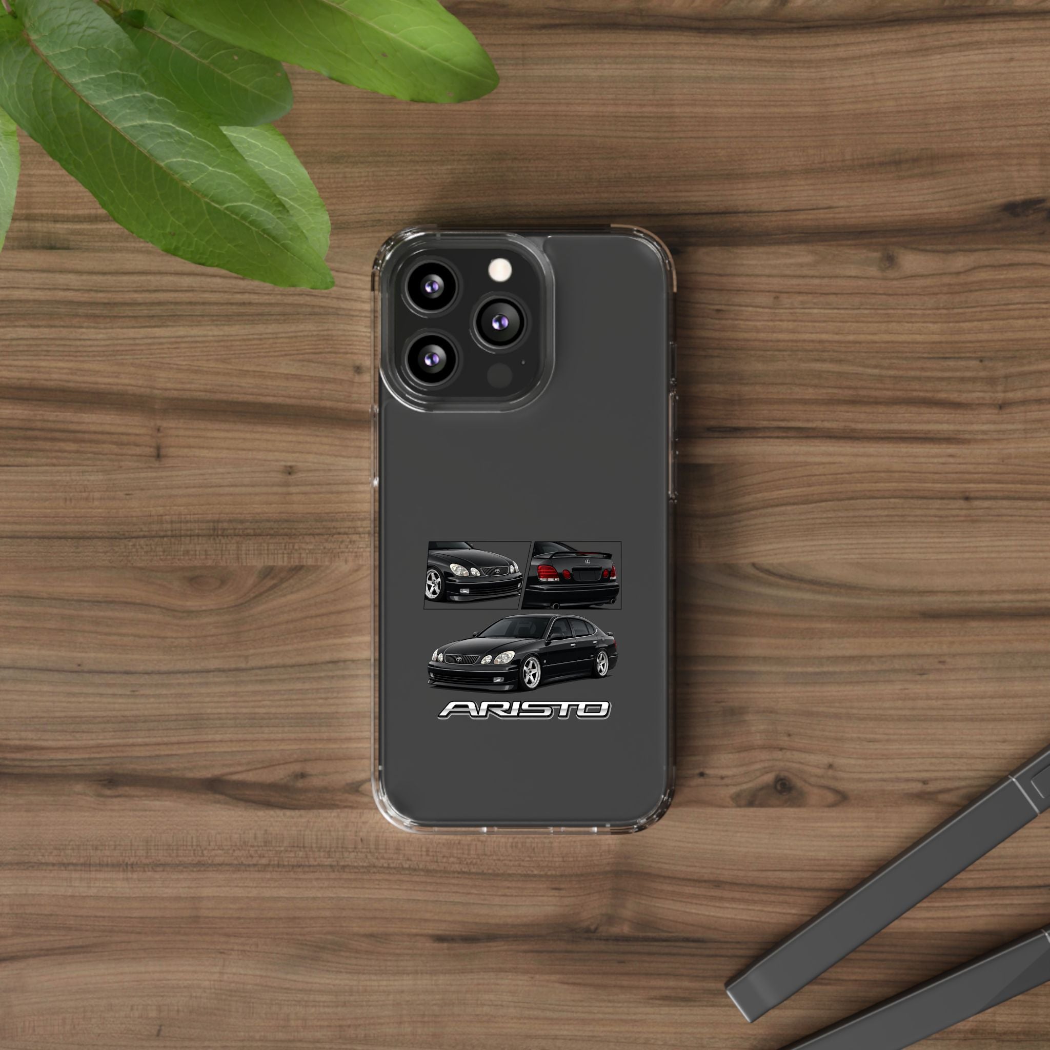 BLACK TOYOTA ARISTO PHONE CASES