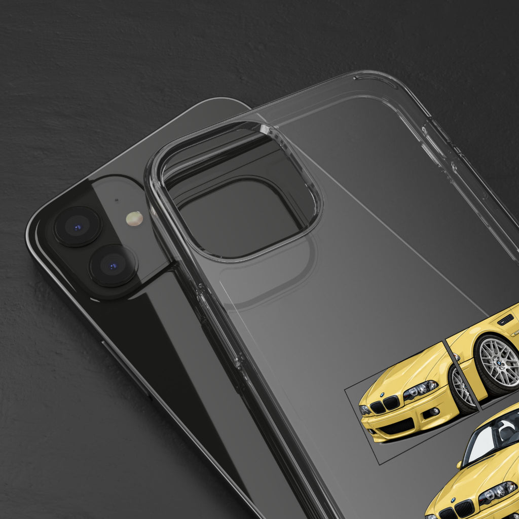 YELLOW BMW E46 PHONE CASES