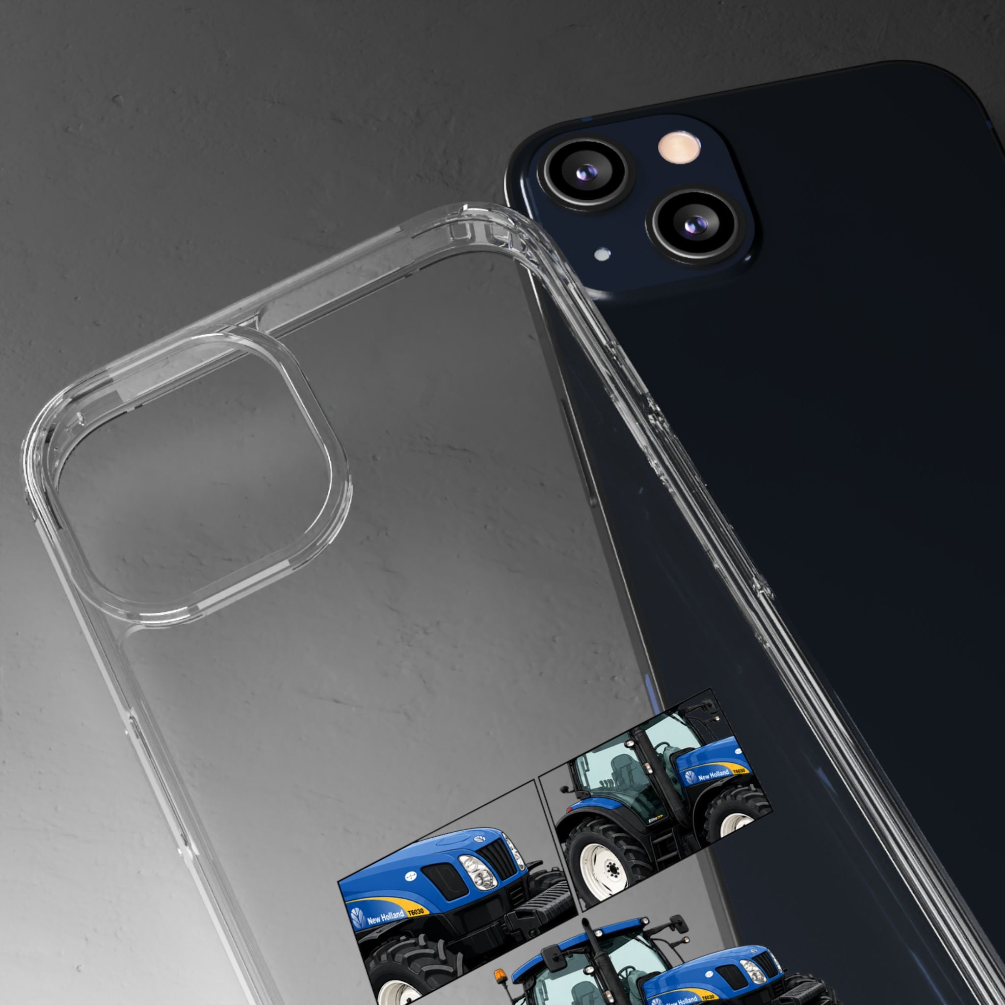 BLUE NEW HOLLAND T6030 PHONE CASES