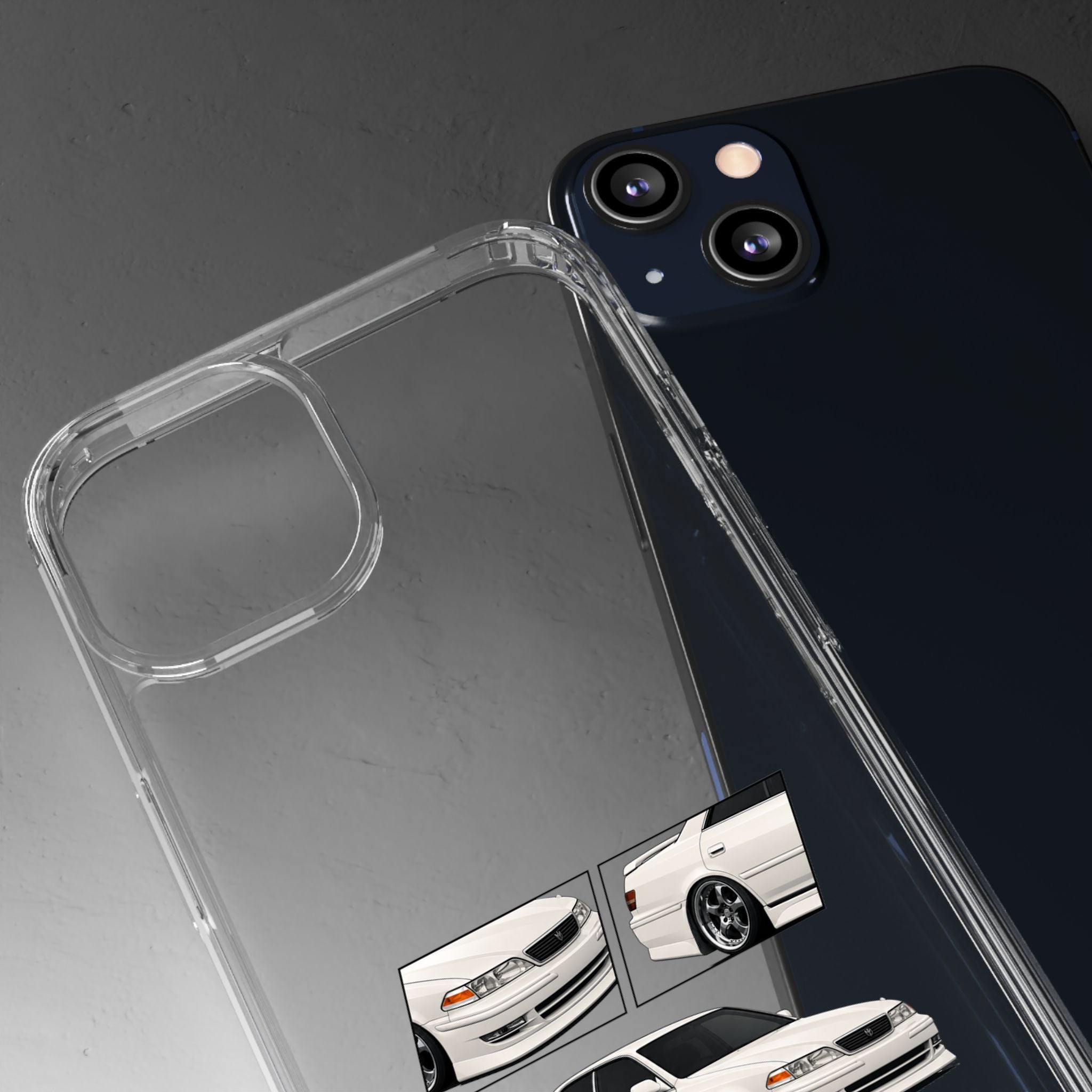 WHITE TOYOTA JZX100 MK2 PHONE CASES