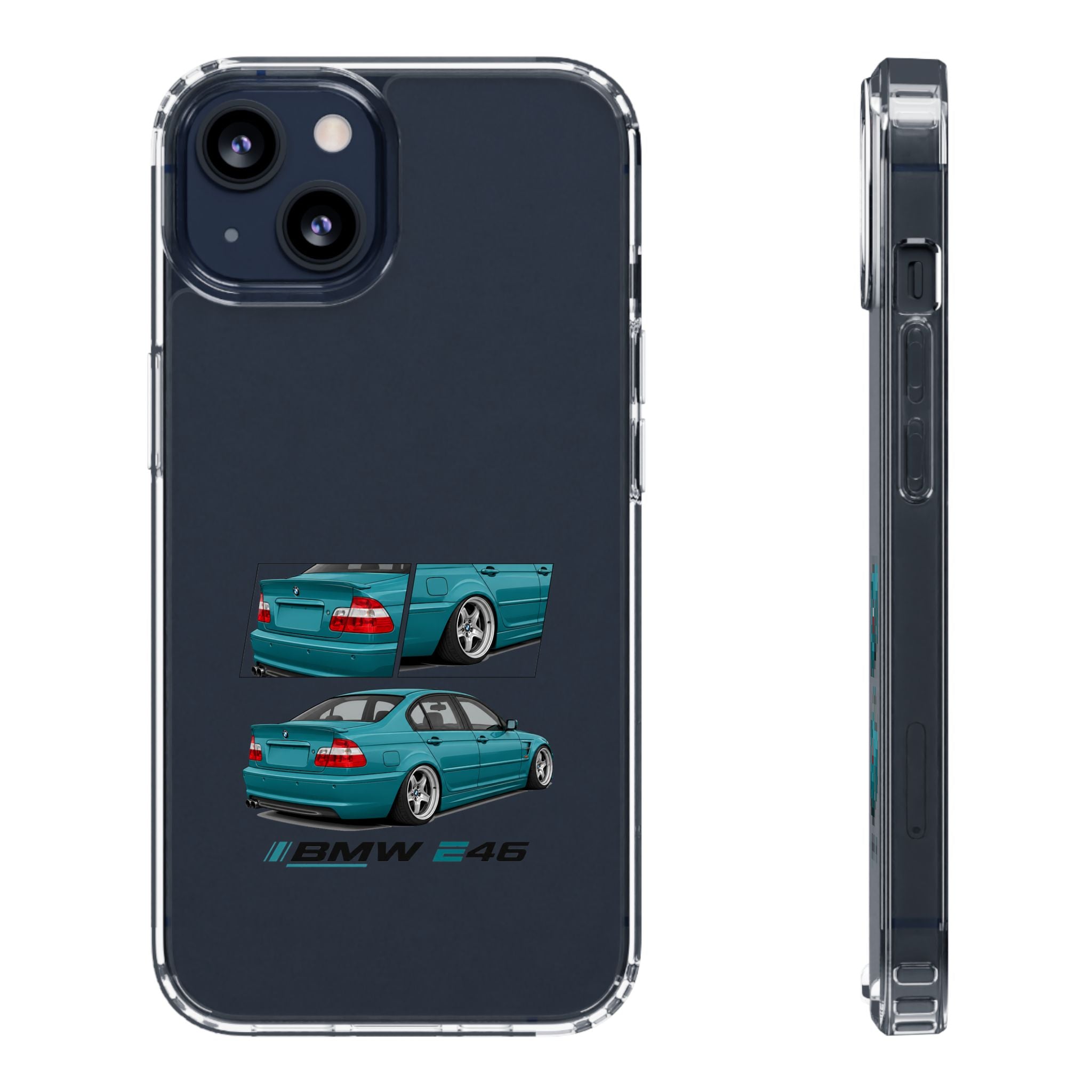 TURQUOISE BMW E46 PHONE CASES