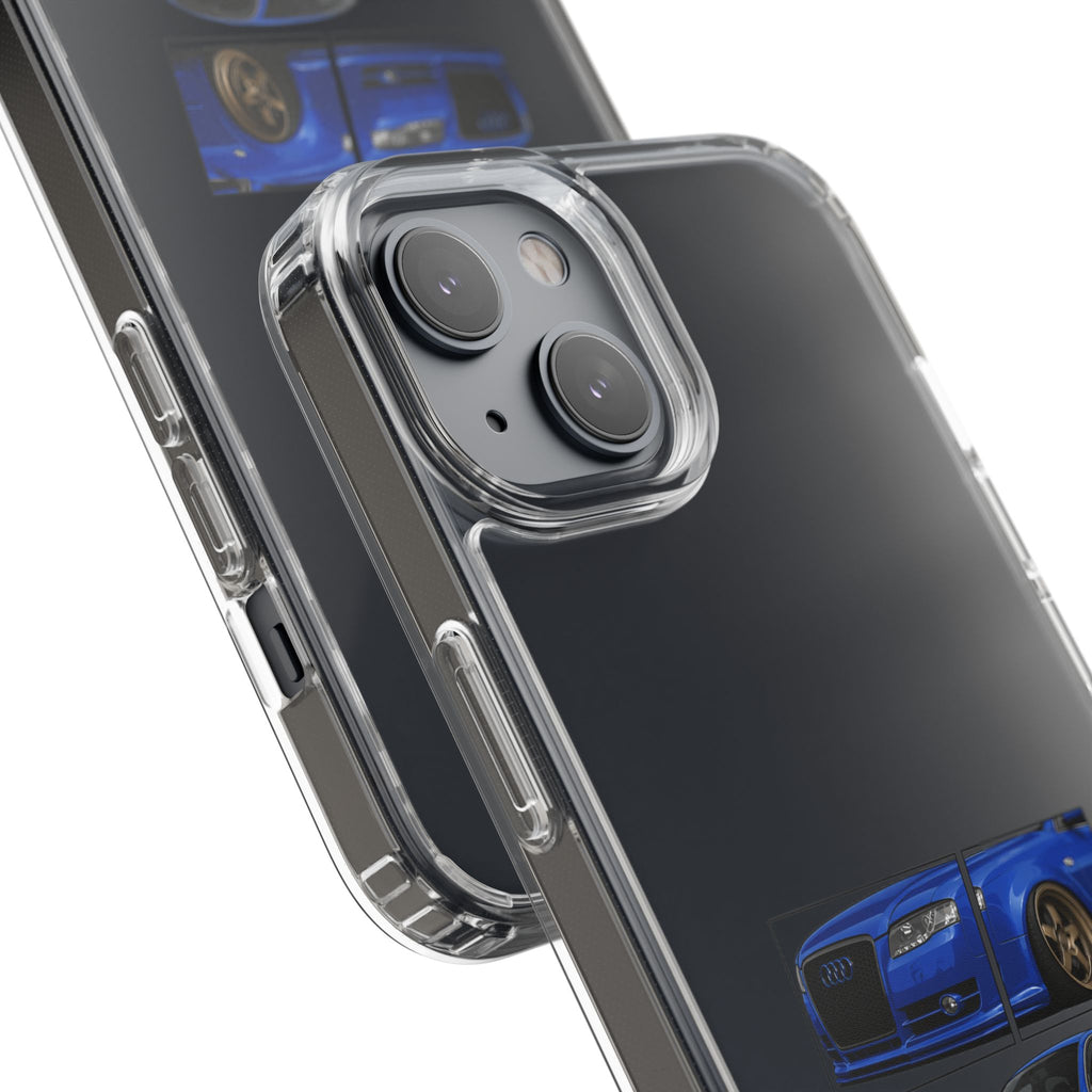 BLUE B7 AUDI A4 PHONE CASES