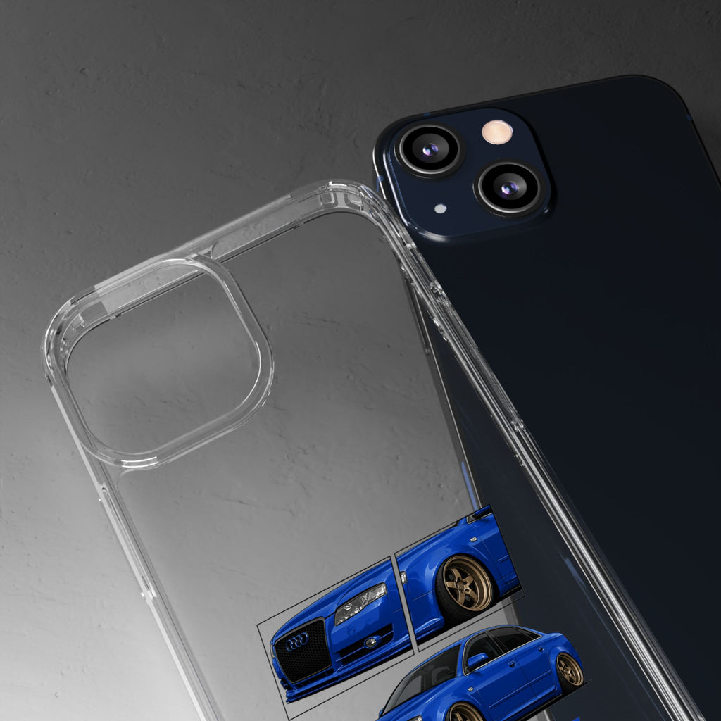 BLUE B7 AUDI A4 PHONE CASES