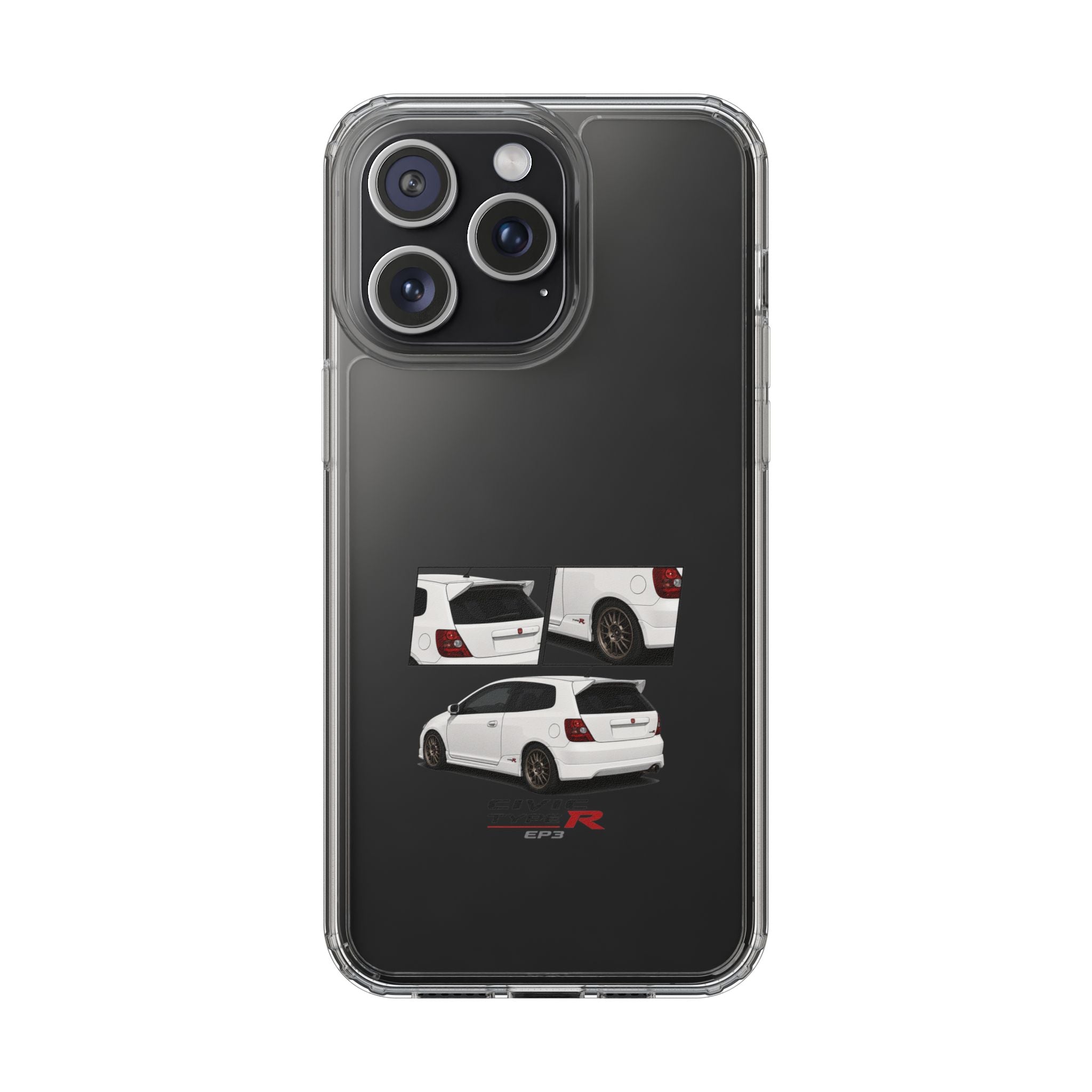 WHITE EP3 TYPE R PHONE CASES