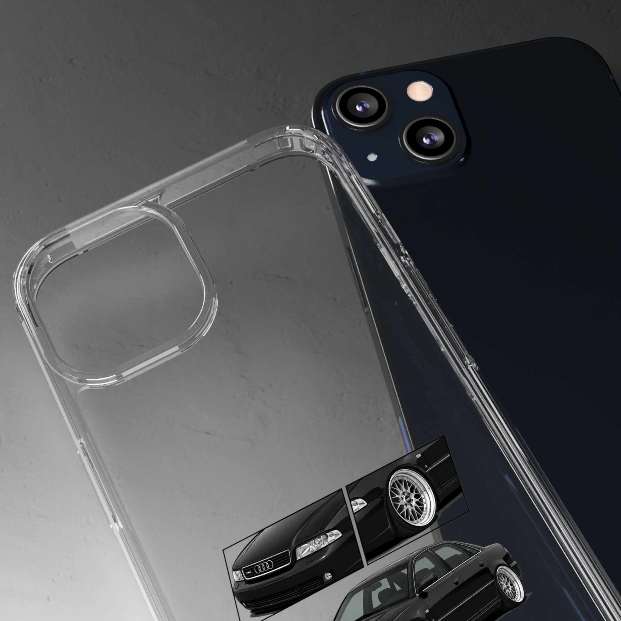 BLACK B5 AUDI A4 PHONE CASES