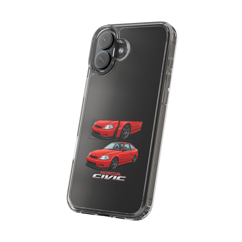 RED CIVIC EK COUPE PHONE CASES
